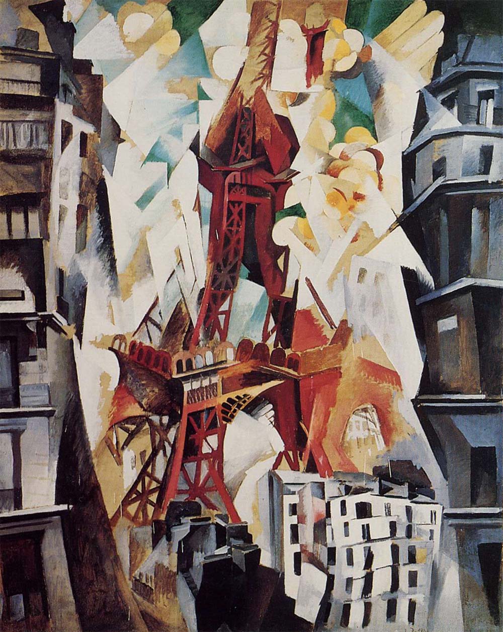 Reproduction du tableau « La Tour Eiffel - Robert Delaunay » par Alpha Reproduction en peinture à l’huile