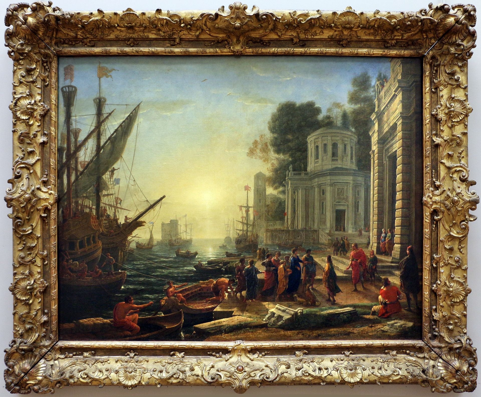 Le Débarquement de Cléopâtre à Tarse - Claude Lorrain