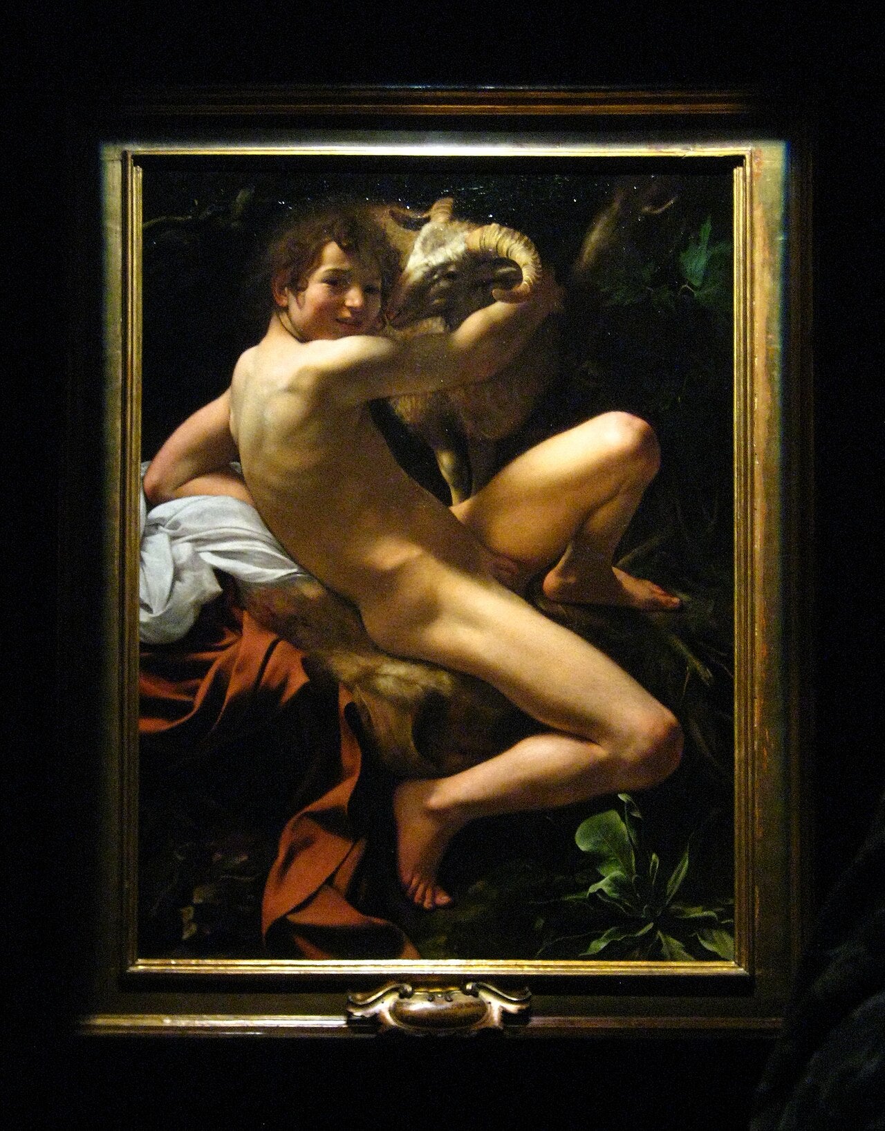 הצעיר סנט ג'ון המטביל עם האיל - קרוואג'ו