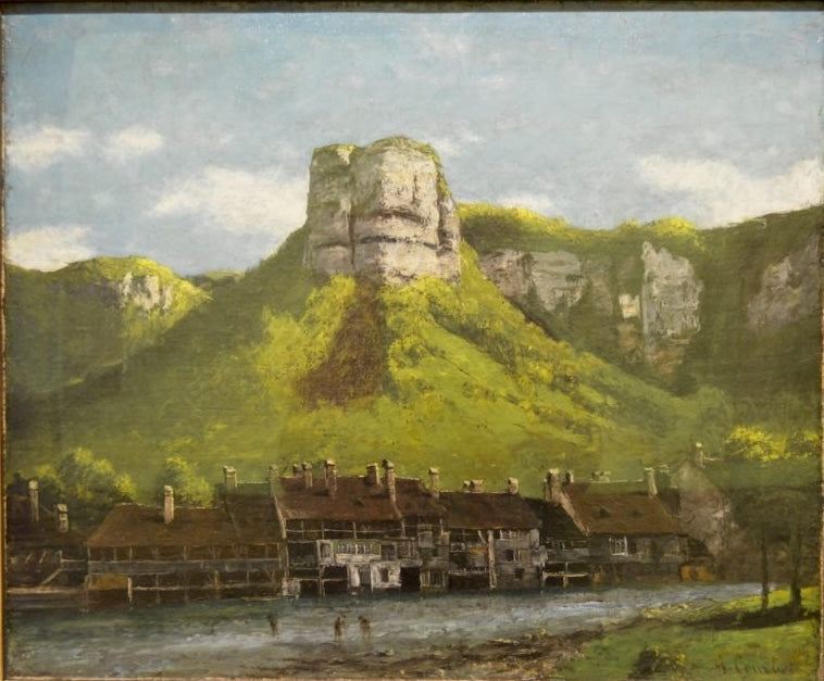 Les Ateliers de Tréfilerie de la Loue, près d'Ornans - Gustave Courbet