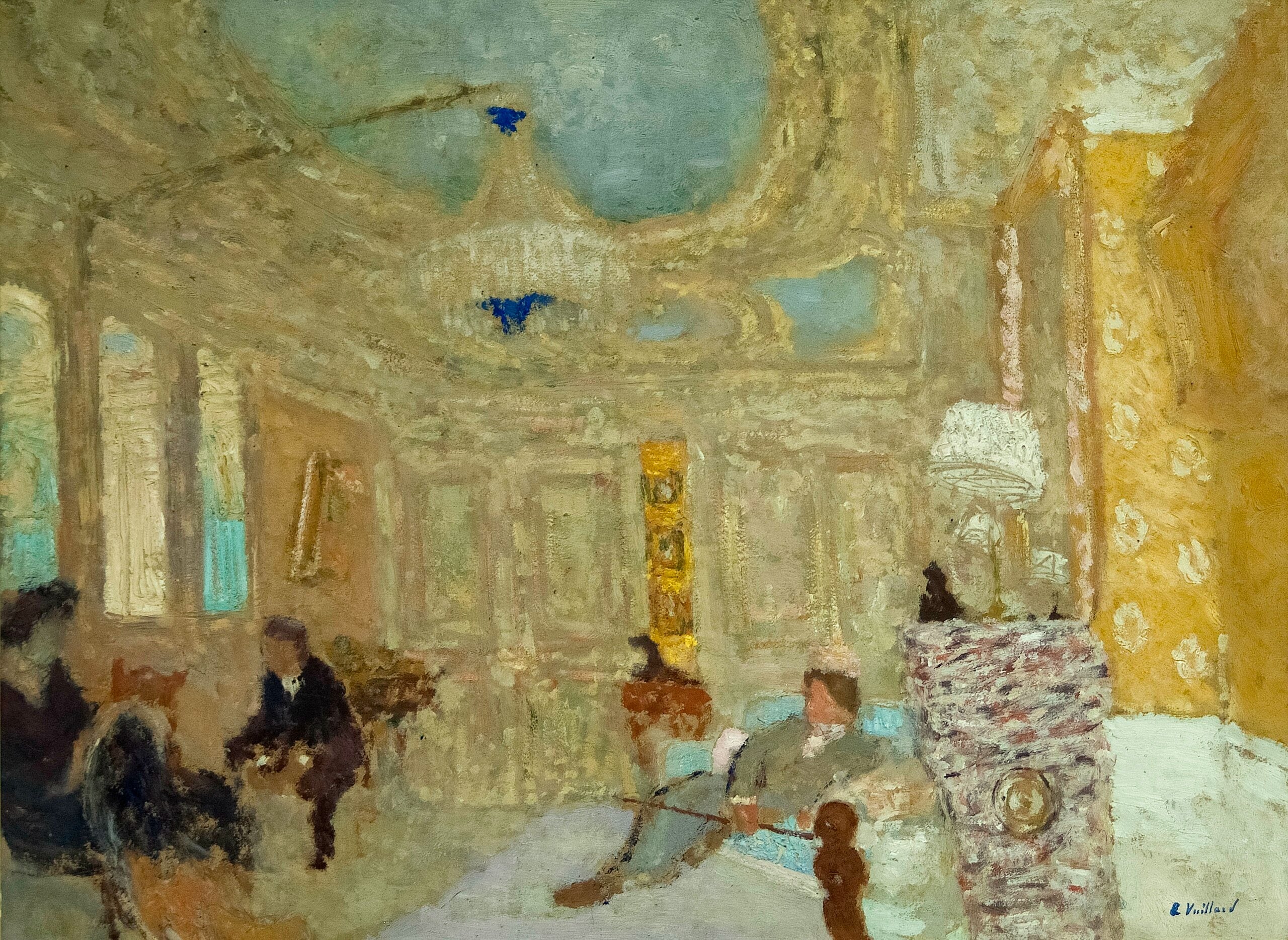 Le salon des Hessel, rue de Rivoli - Édouard Vuillard