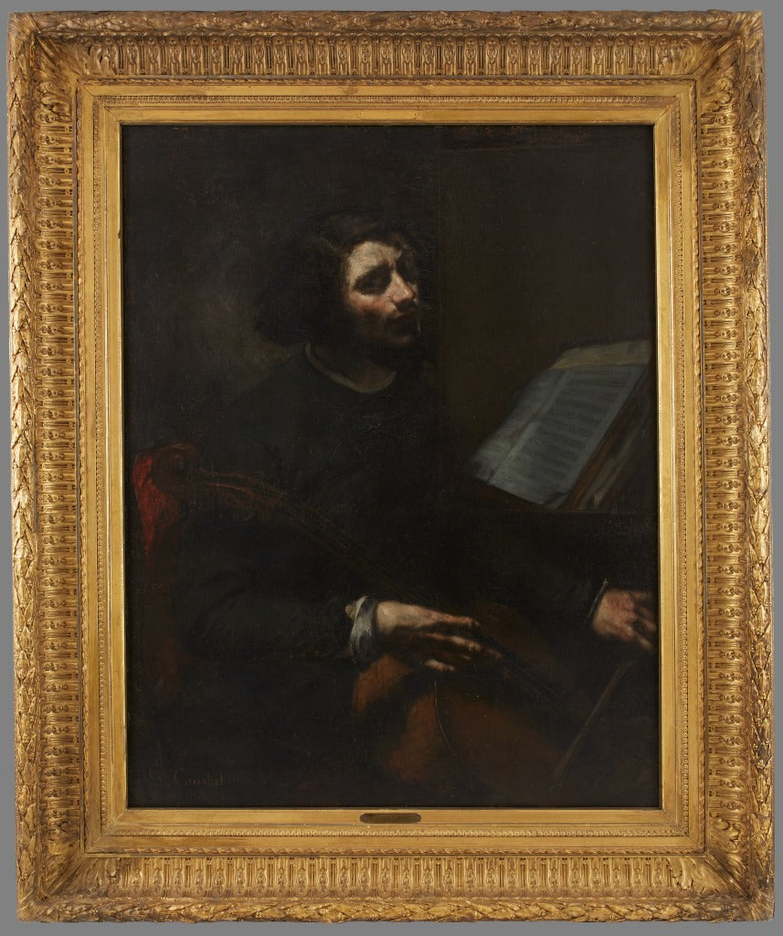 Le violoncelliste - Gustave Courbet