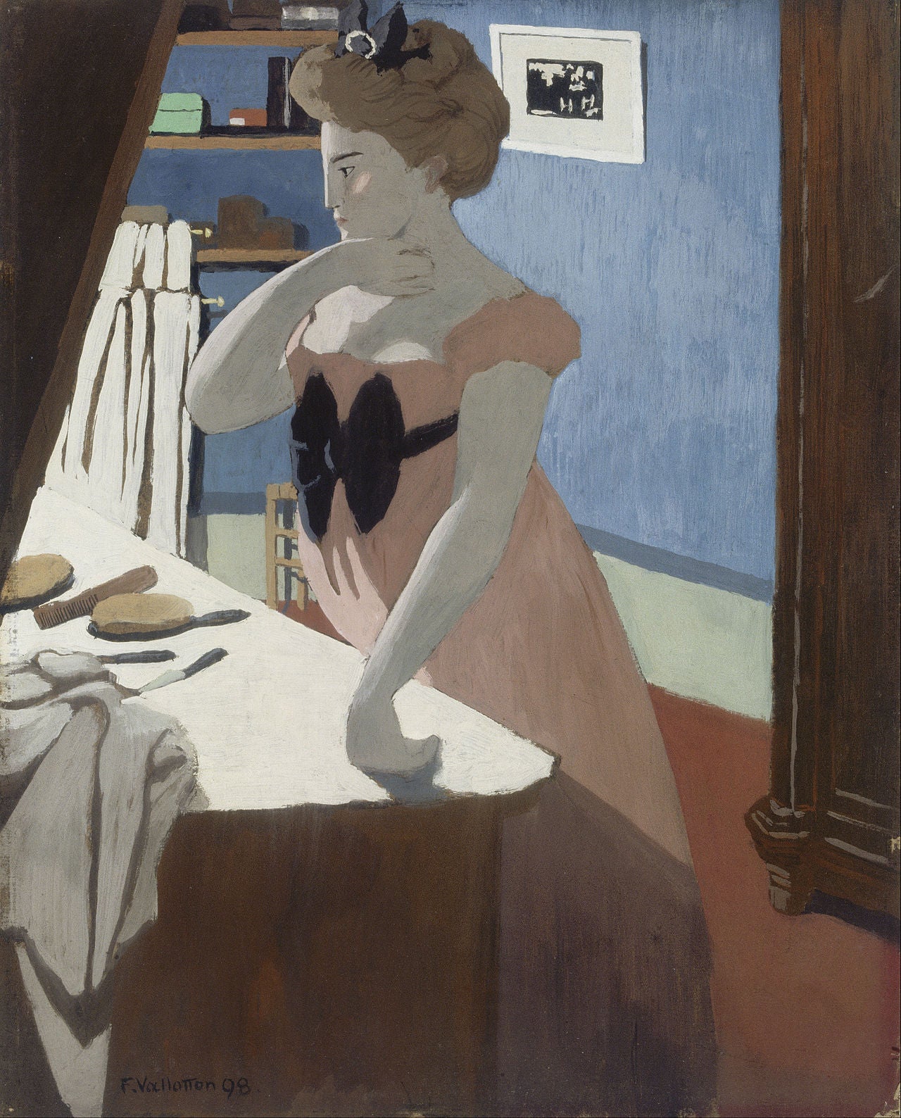 Misia à sa coiffeuse - Félix Vallotton