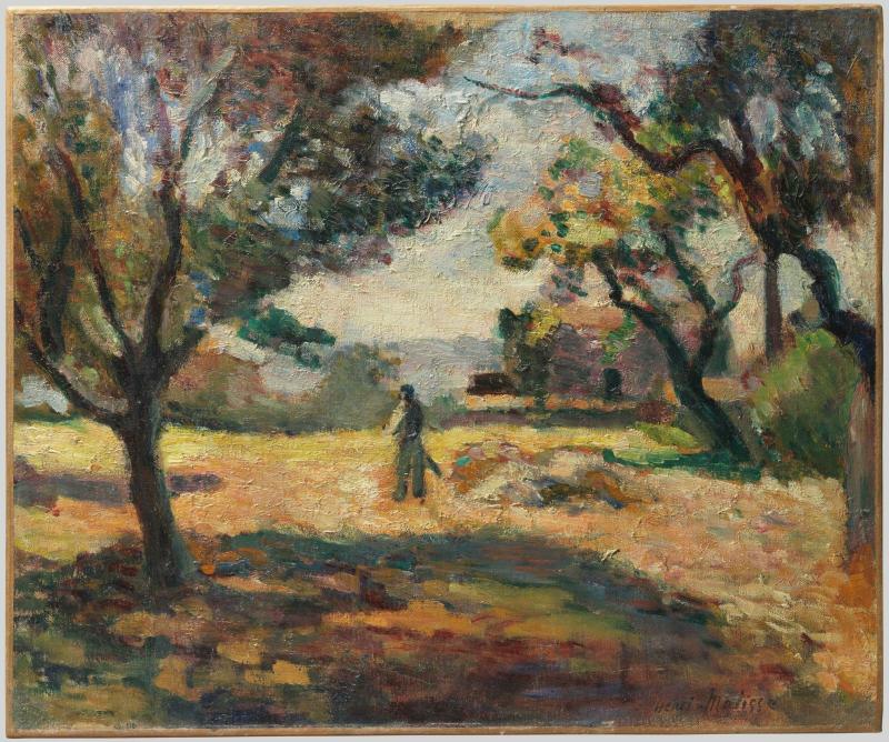 Reproduction du tableau « Paysage corse - Henri Matisse » par Alpha Reproduction en peinture à l’huile