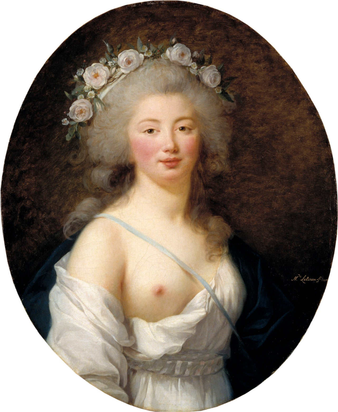 Portrait d'une jeune femme en Flore - Élisabeth Vigée Le Brun