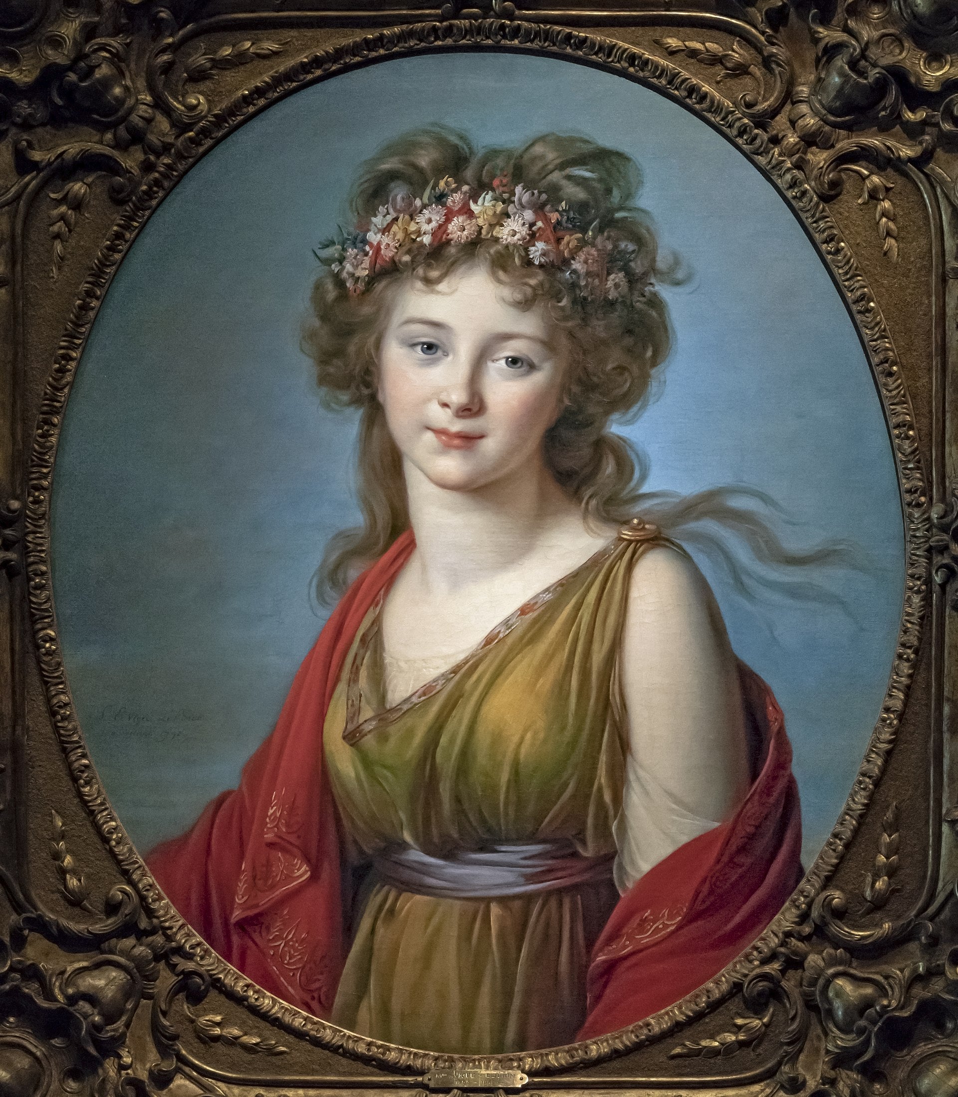 Portrait de la comtesse Kagenek en Flore - Élisabeth Vigée Le Brun