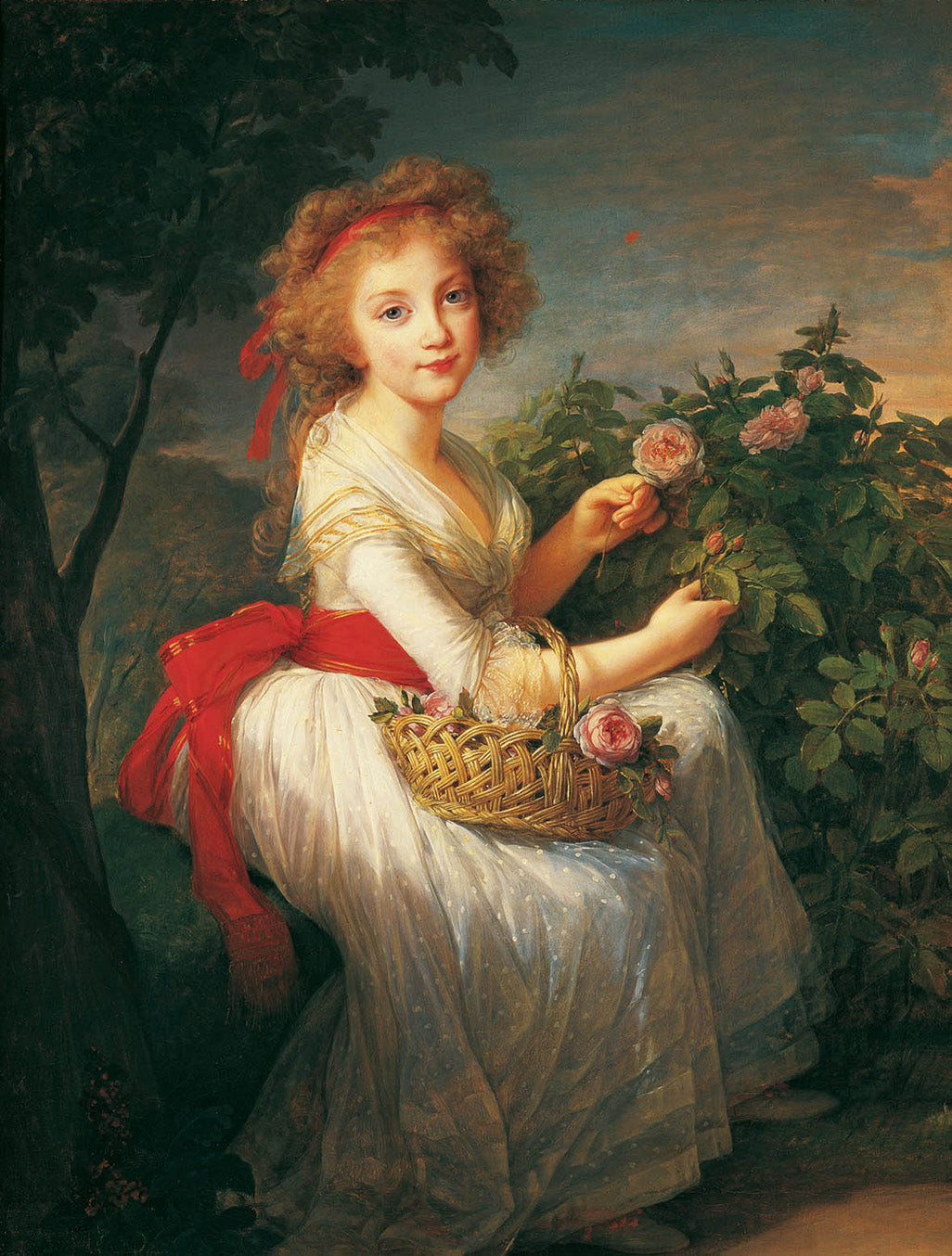 Portrait de la princesse Maria Cristina - Élisabeth Vigée Le Brun