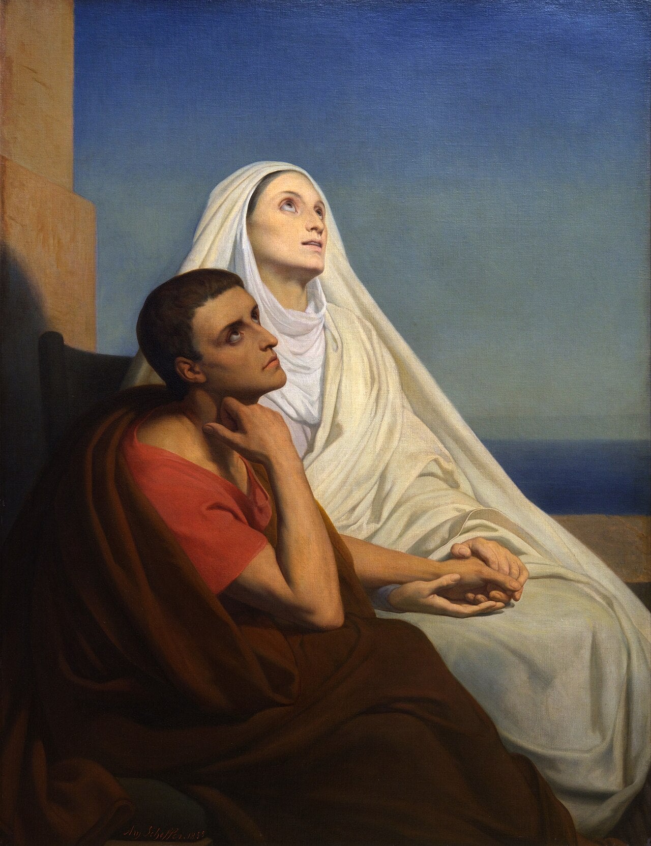 Saint Augustin et sa mère sainte Monique - Ary Scheffer
