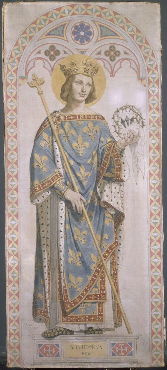 סנט לואי, מלך צרפת - ז'אן-אוגוסט-דומיניק אנגר