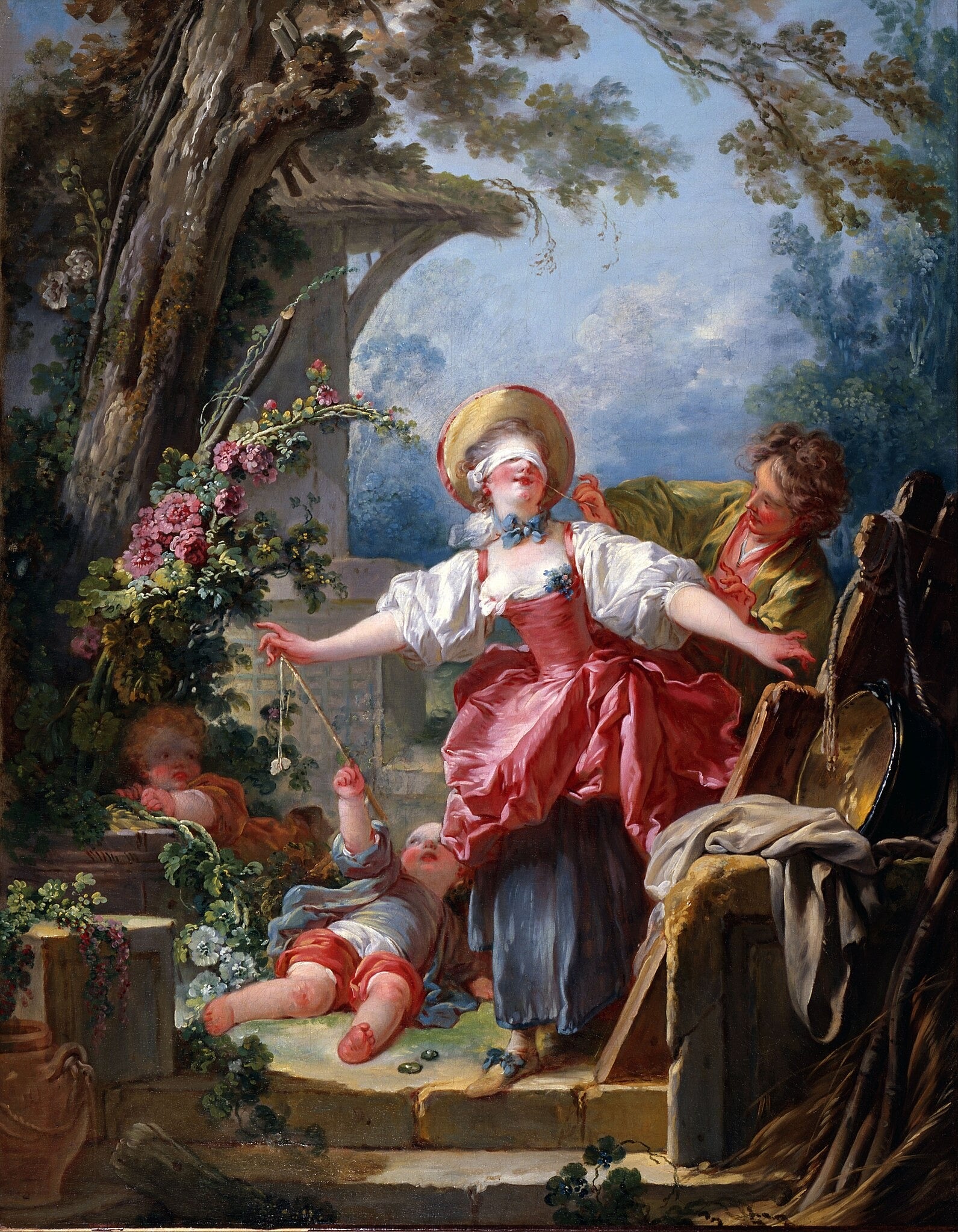 le chamois de l'aveugle - Jean-Honoré Fragonard