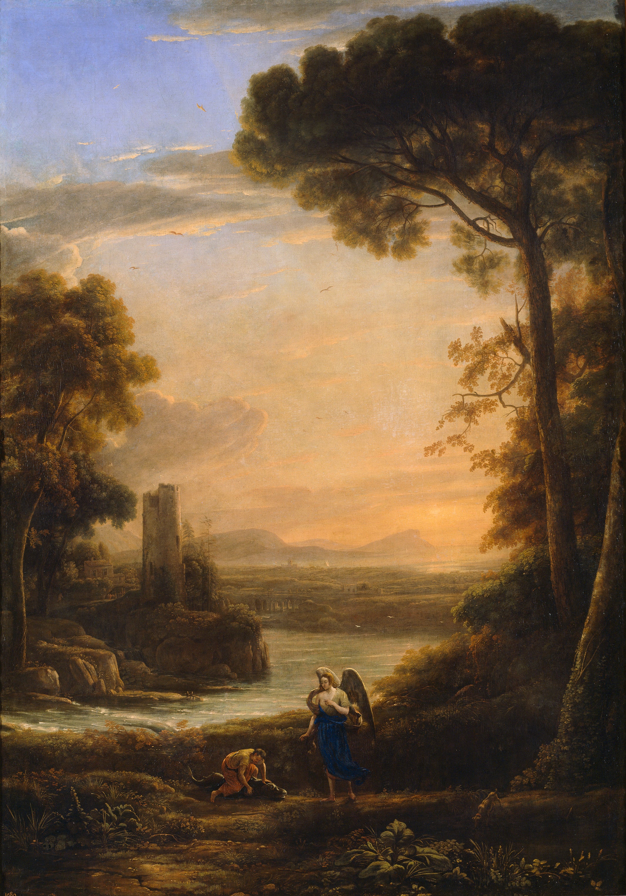 Paysage avec Tobie et Raphaël - Claude Lorrain