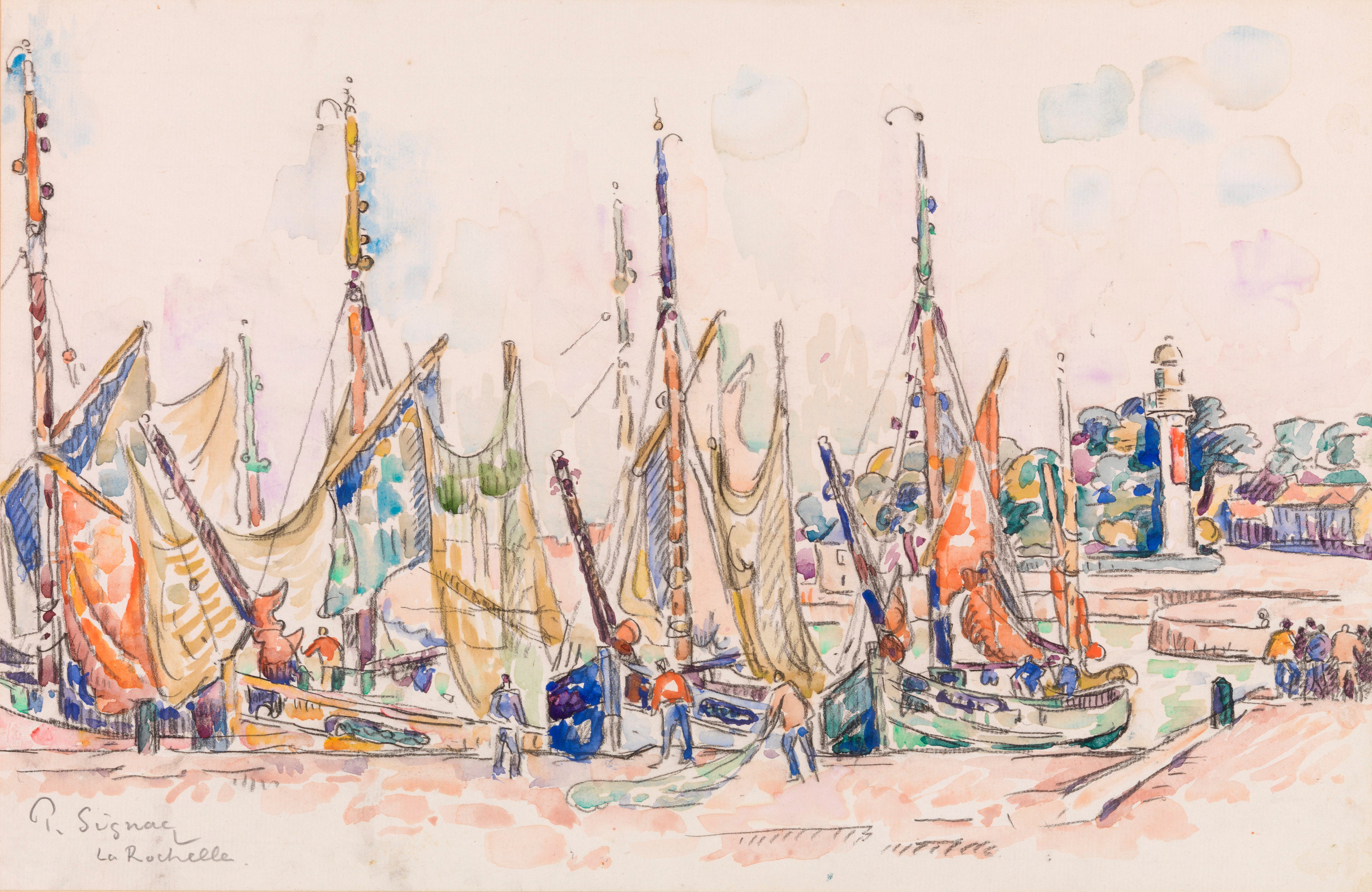 Reproduction du tableau « La Rochelle - Paul Signac » par Alpha Reproduction en peinture à l’huile