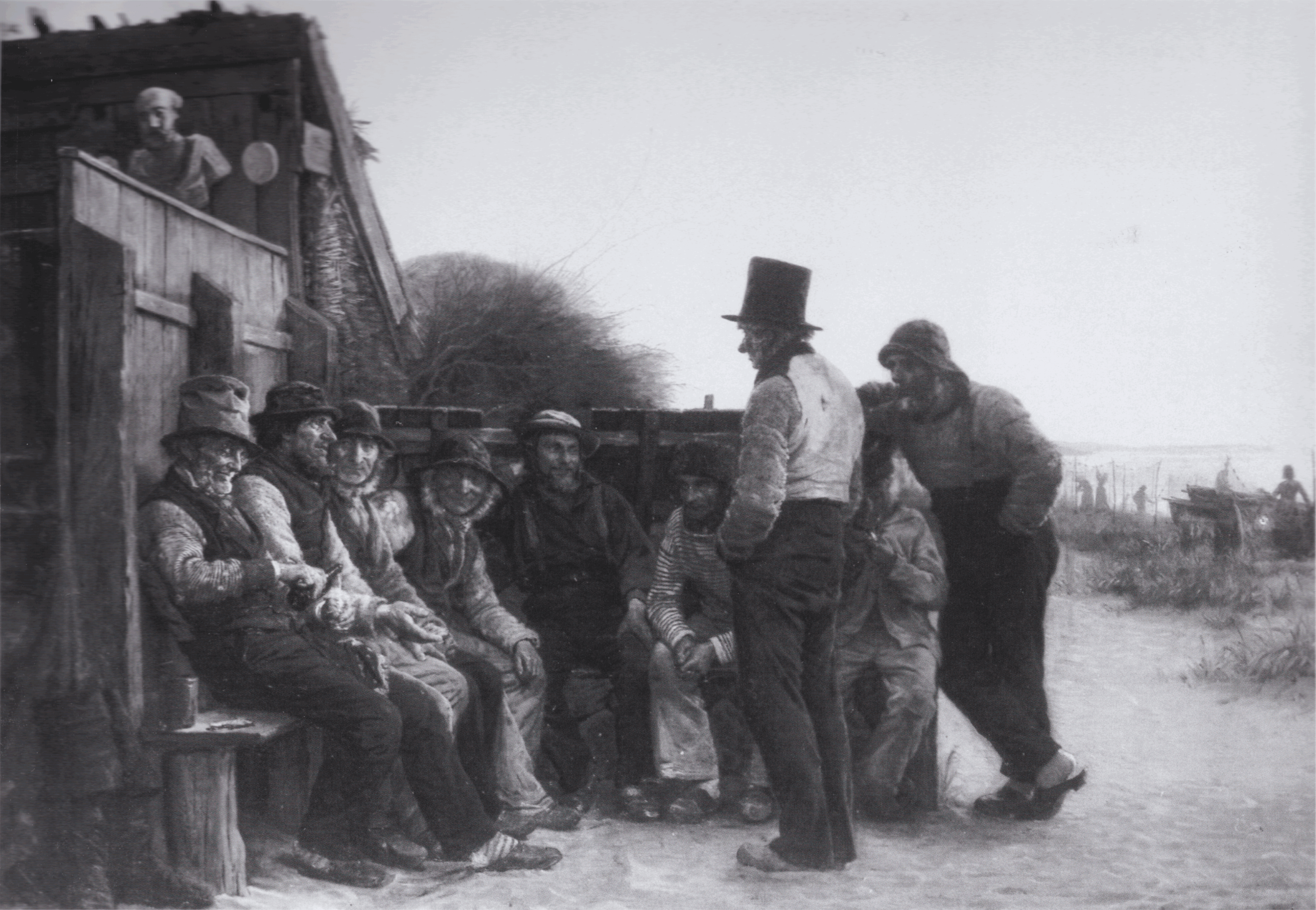 Pêcheurs à Stokken à Hornbæk. - Peder Severin Krøyer