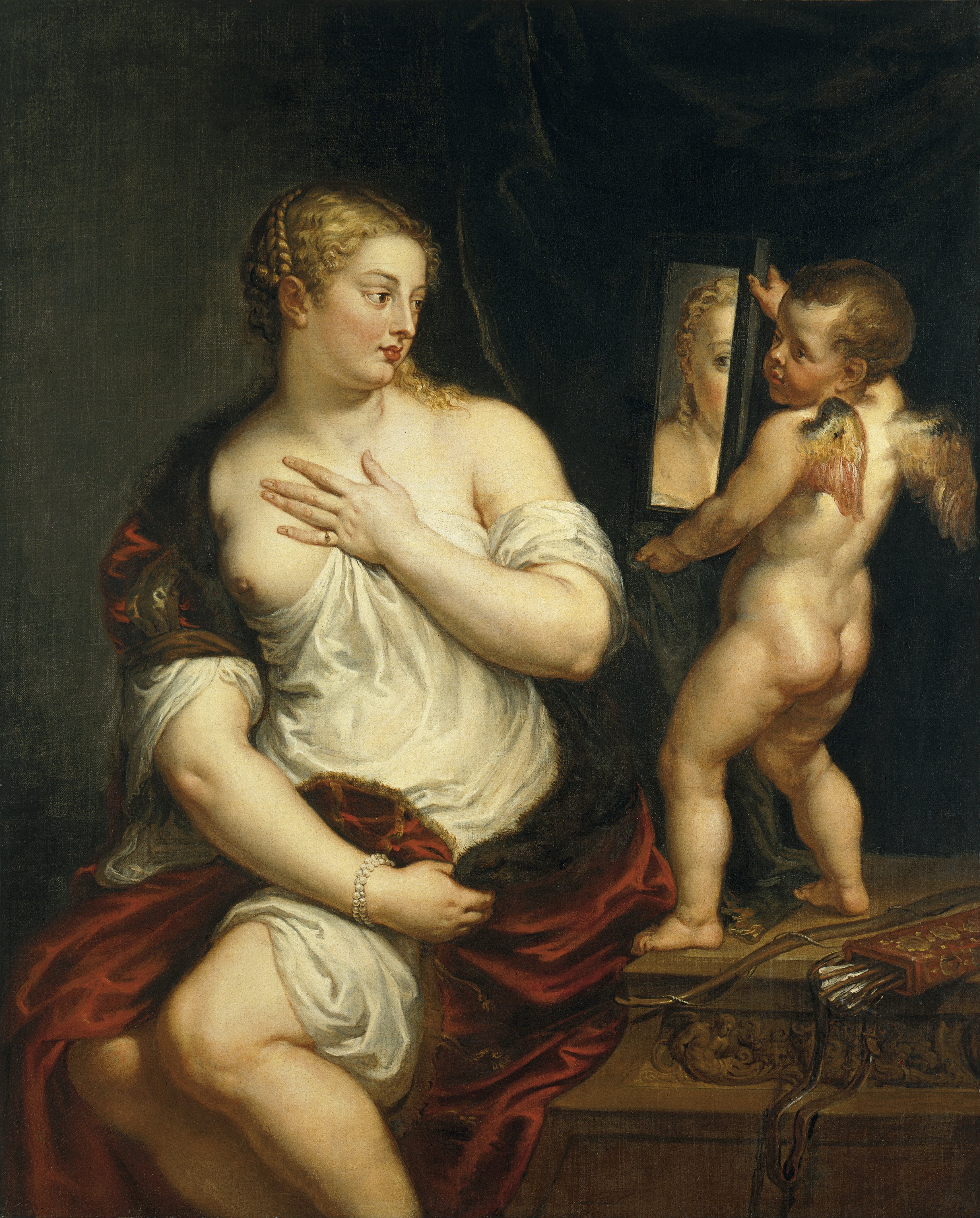 Vénus au miroir - Peter Paul Rubens