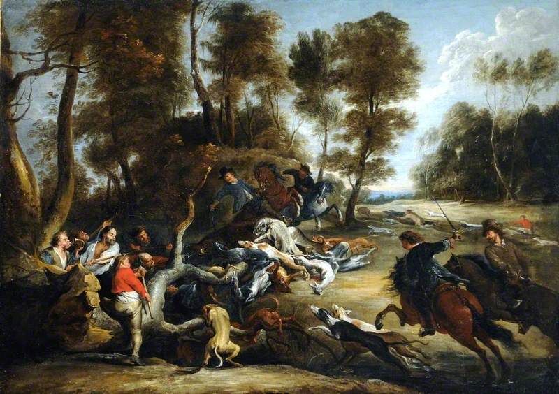 Une chasse au sanglier - Peter Paul Rubens