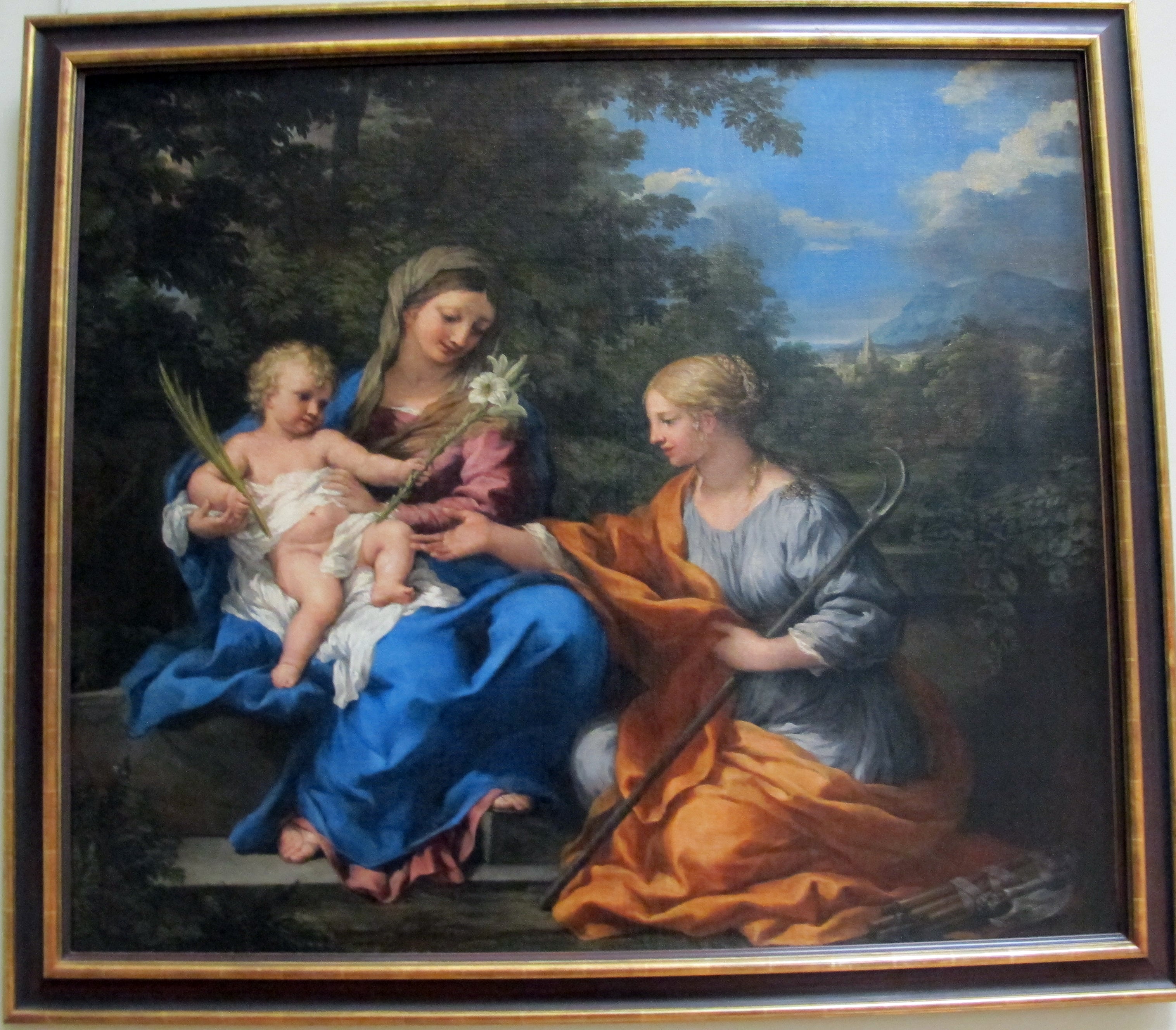 La Vierge et l'Enfant avec sainte Martine - Pietro da Cortona