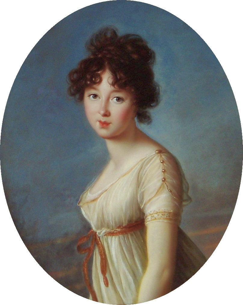 Portrait d'Aniela Czartoryska née Radziwiłł. - Élisabeth Vigée Le Brun
