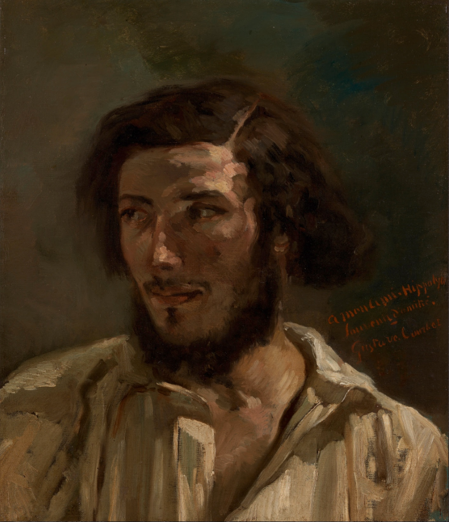 Portrait d'Hippolyte (Pradelles ?) - Gustave Courbet
