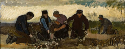 קצירת תפוחי אדמה (חמש ספרות) - Vincent van Gogh