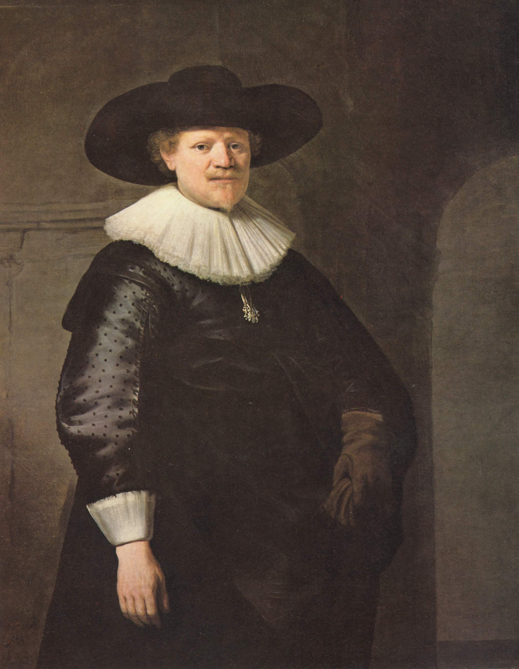 Reproduction du tableau « Portrait de Jan Harmensz. Krul - Rembrandt » par Alpha Reproduction en peinture à l’huile