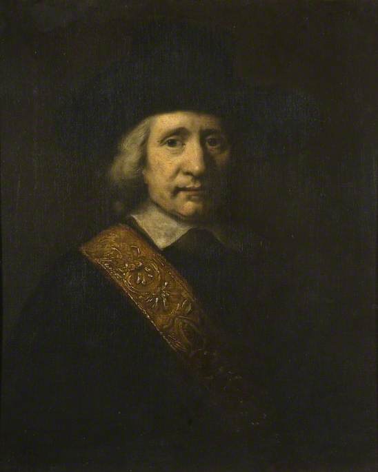 Reproduction du tableau « Portrait d'homme (Le Porte-étendard, Floris Soop, 1604–1657) - Rembrandt » par Alpha Reproduction en peinture à l’huile