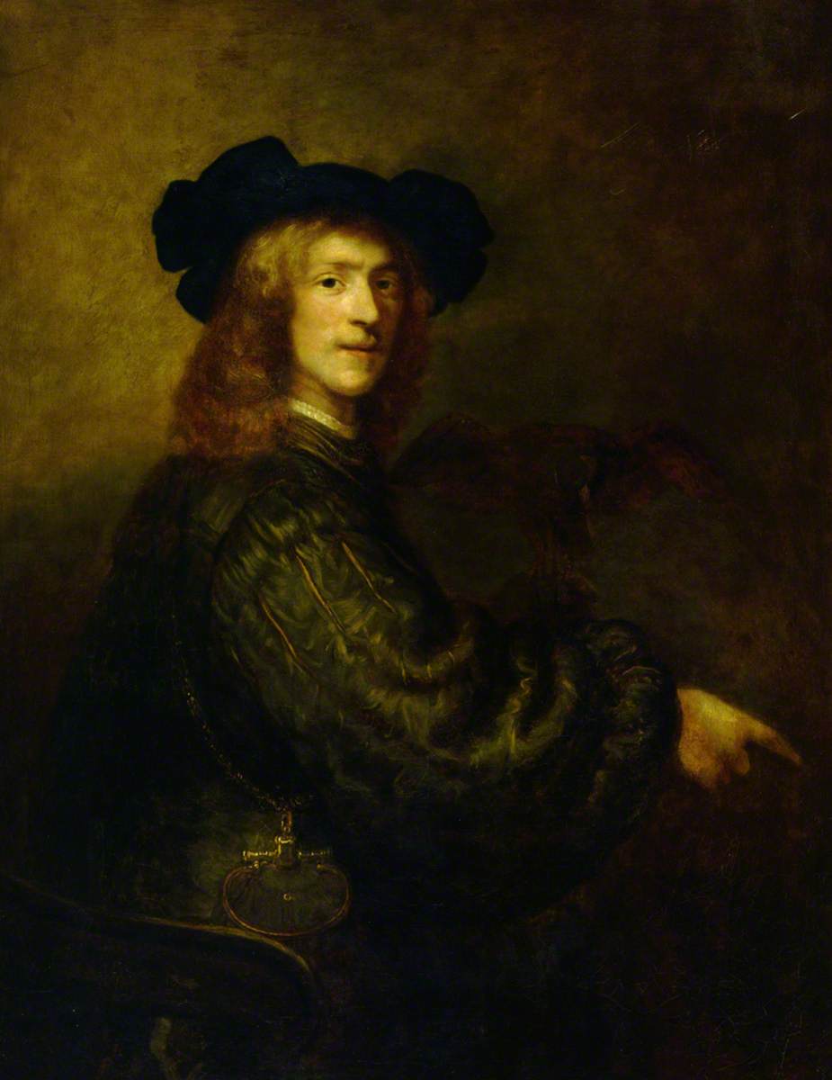 Reproduction du tableau « Portrait d'un gentilhomme - Rembrandt » par Alpha Reproduction en peinture à l’huile