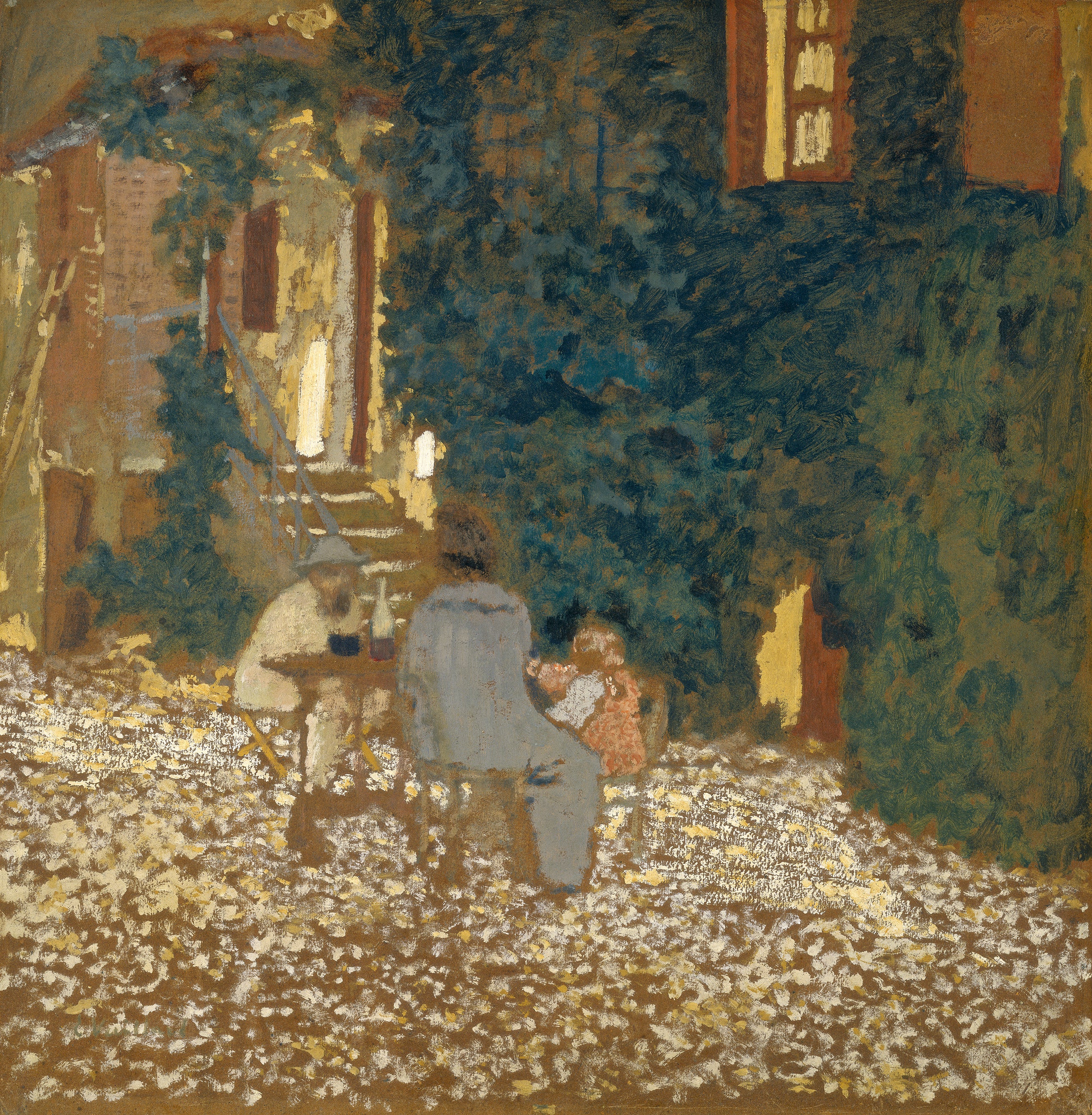 Repas dans un jardin - Édouard Vuillard