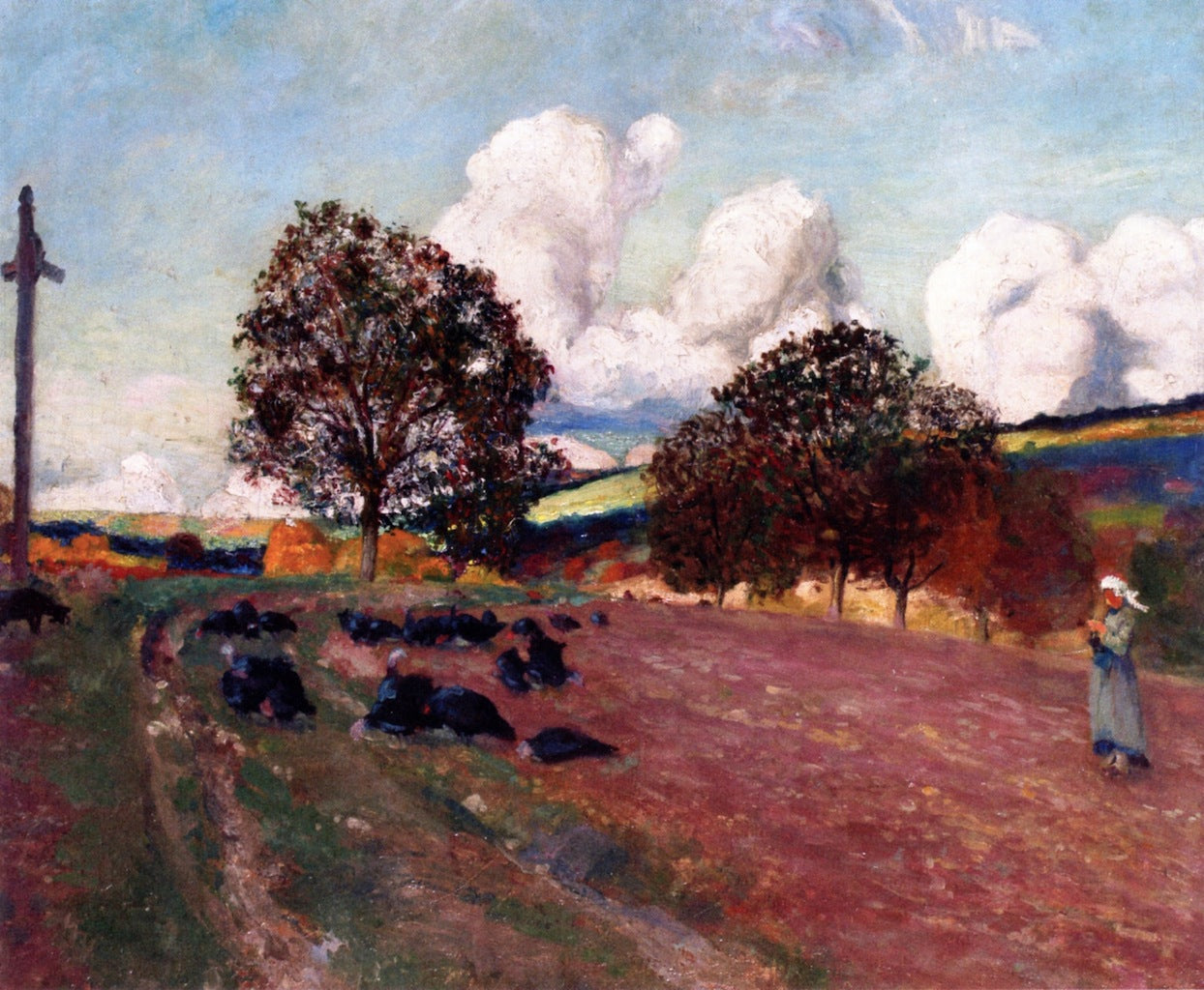 Reproduction du tableau « Paysage breton - Robert Delaunay » par Alpha Reproduction en peinture à l’huile
