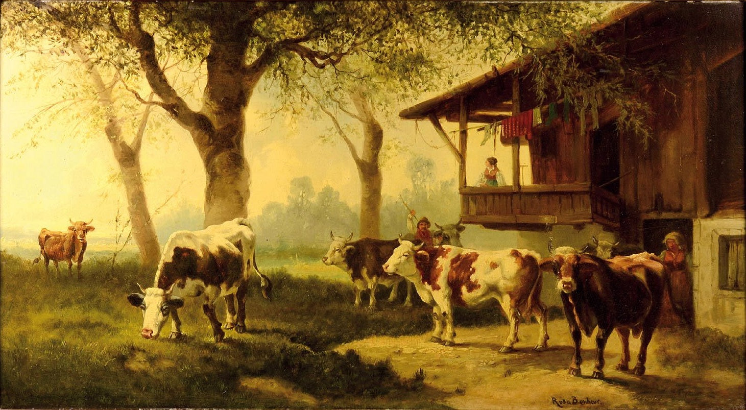 Bétail sur un pâturage - Rosa Bonheur