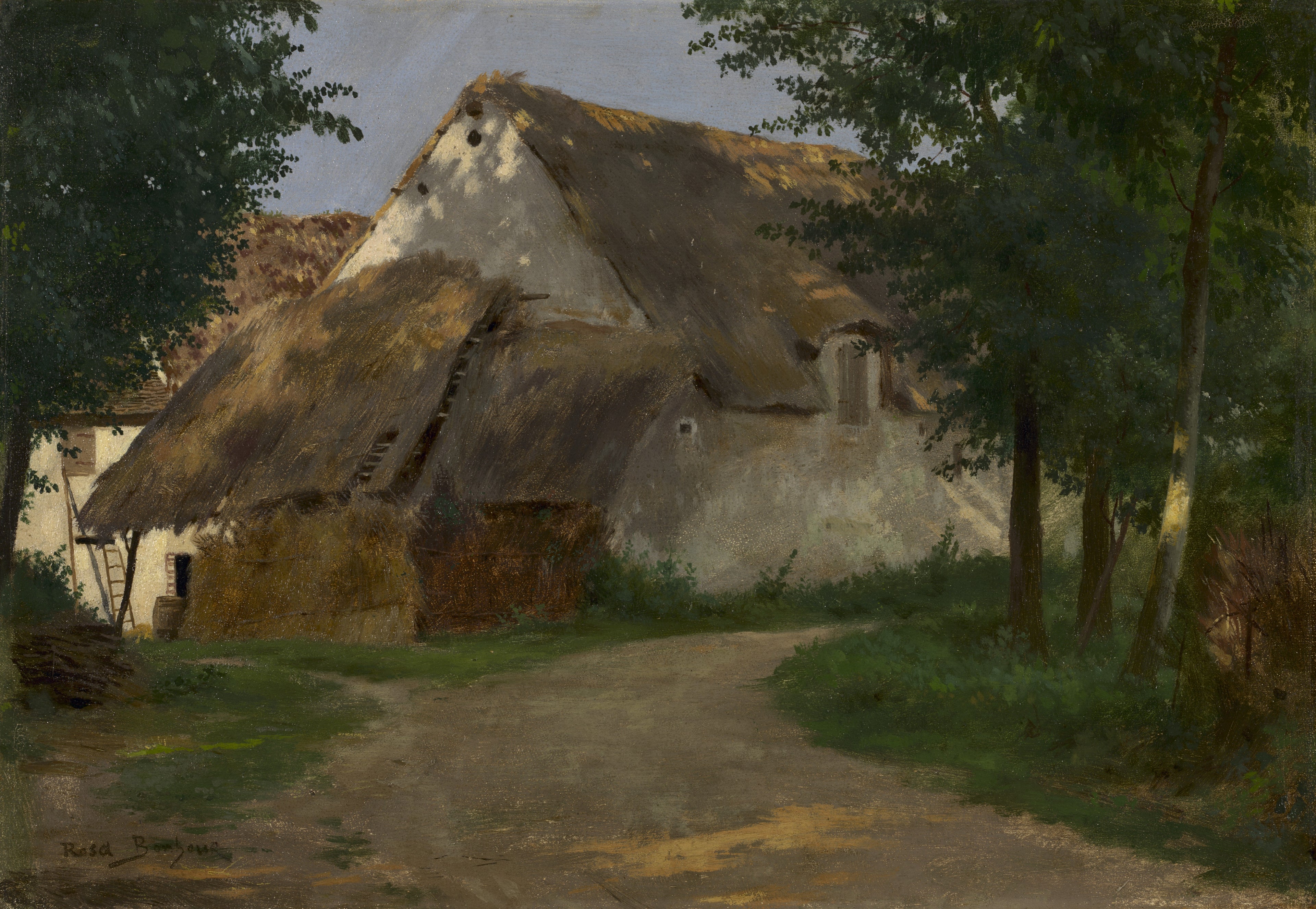 La ferme, à l'entrée du bois - Rosa Bonheur