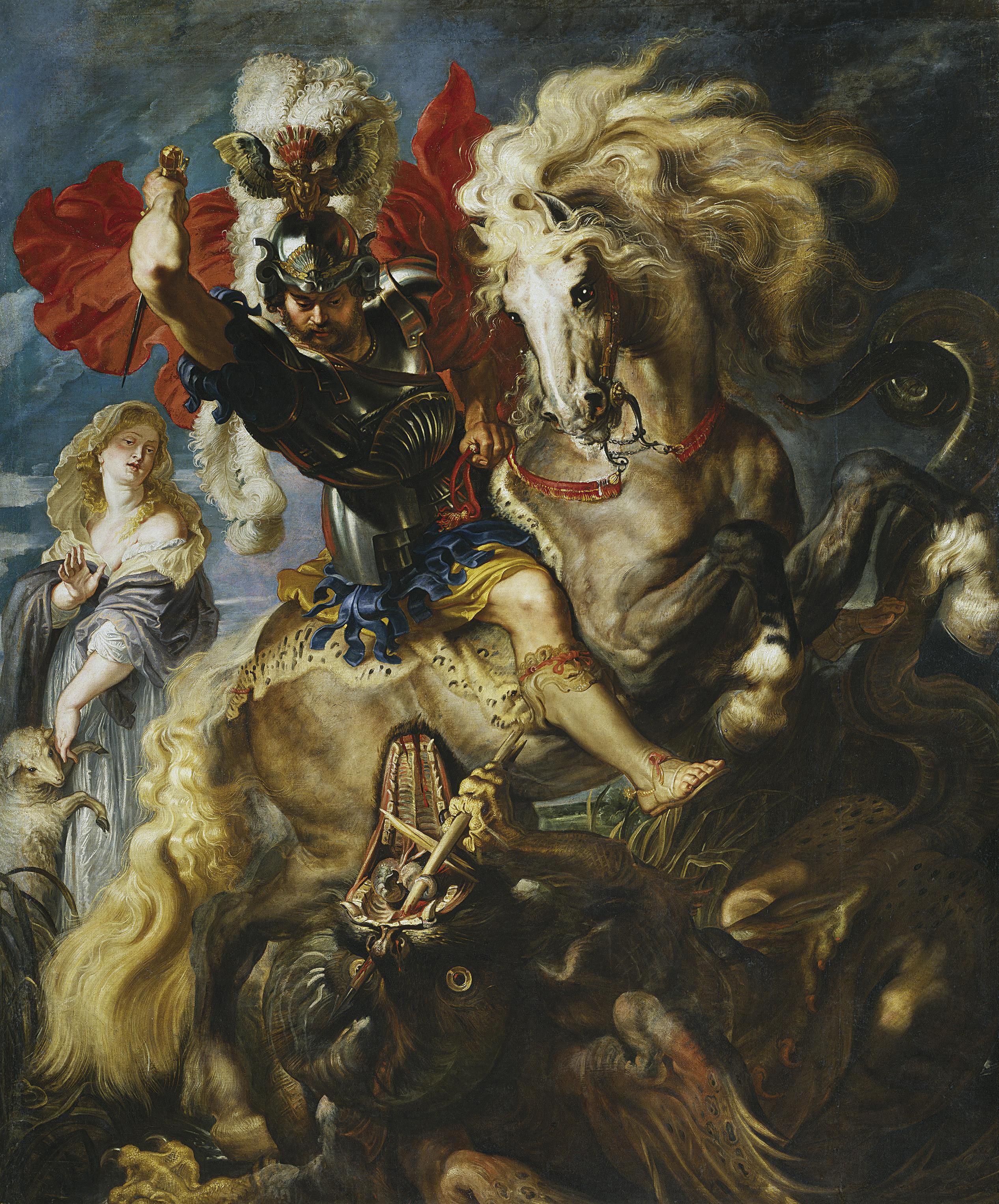 Saint Georges et le Dragon - Peter Paul Rubens