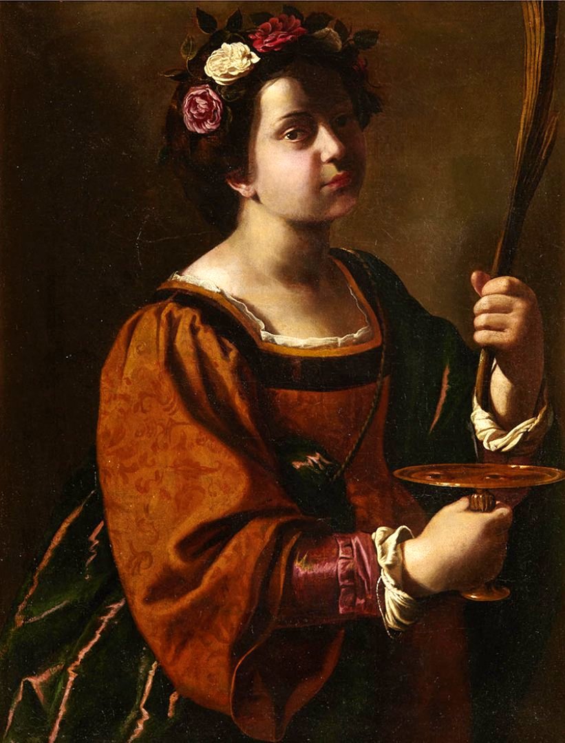 Sainte-Lucie - Artemisia Gentileschi