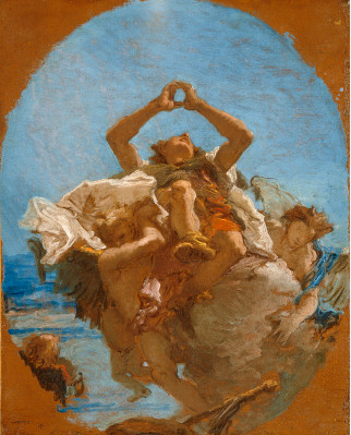 Saint Roch porté au ciel par les anges - Giovanni Battista Tiepolo