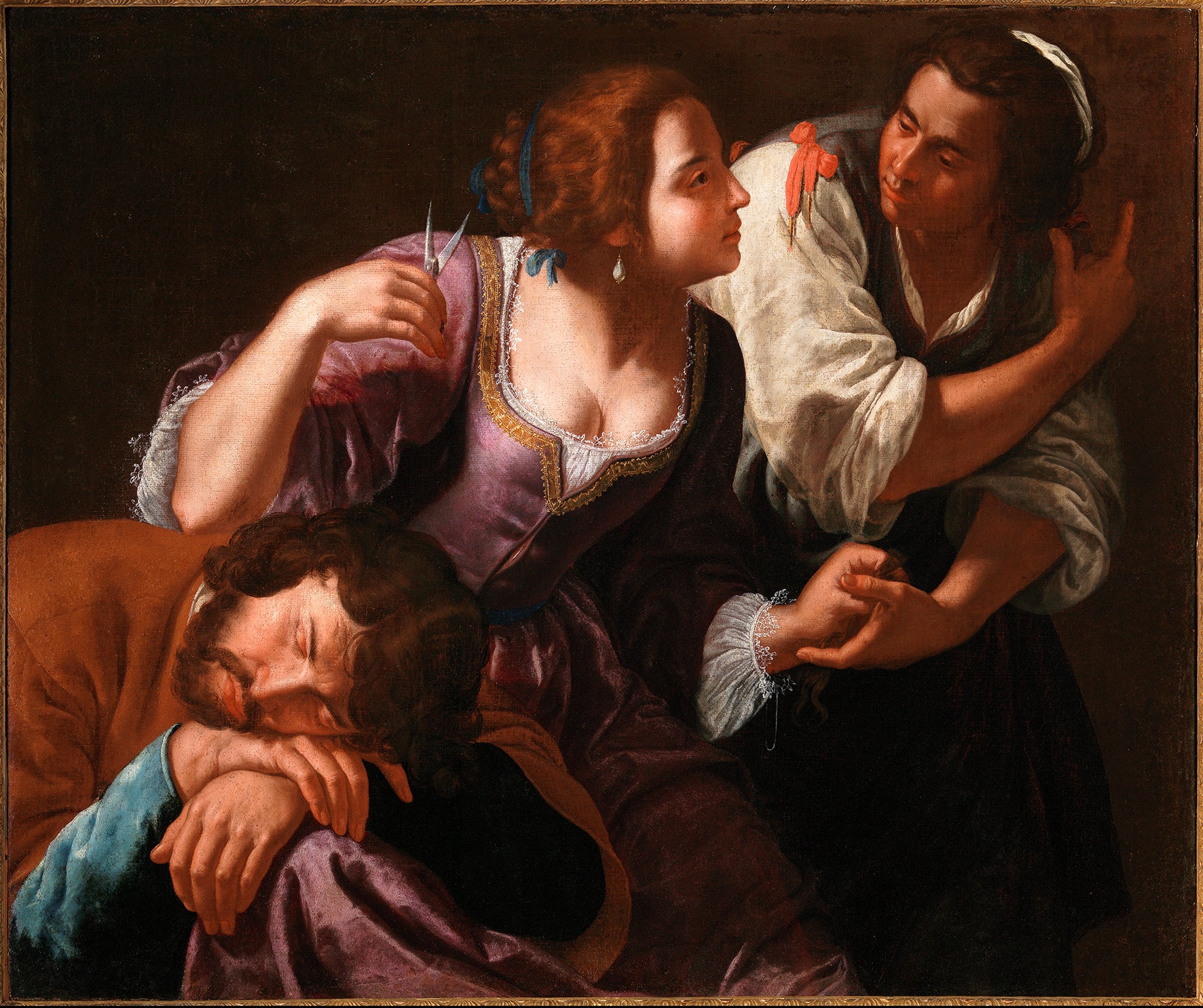 Samson et Dalila - Artemisia Gentileschi