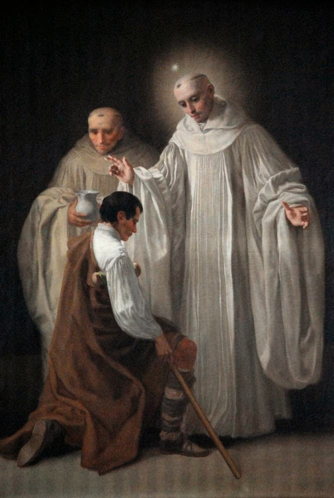Reproduction du tableau « Saint Bernard de Clairvaux guérissant un infirme - Francisco de Goya » par Alpha Reproduction en peinture à l’huile
