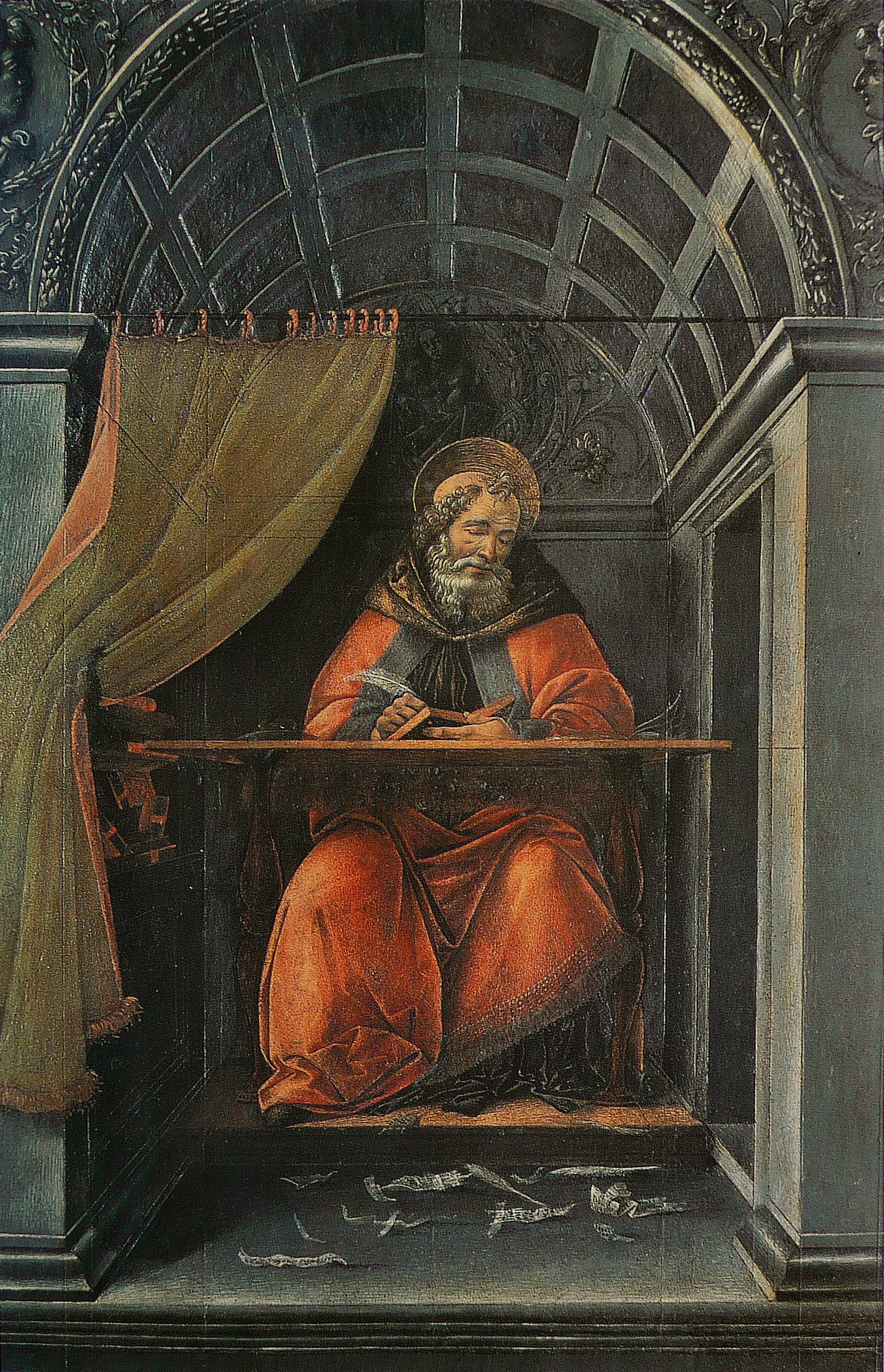 Saint Augustin dans son cabinet de travail - Sandro Botticelli