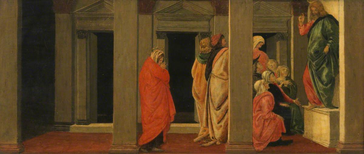 המשיח מלמד (פרדל, לוח אחד) - סנדרו בוטיצ'לי