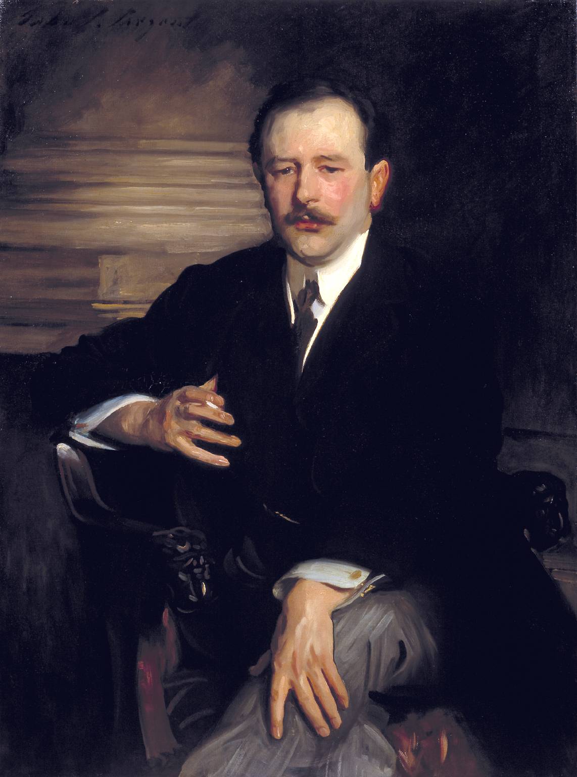Reproduction du tableau « Portrait de Robert Mathias - John Singer Sargent » par Alpha Reproduction en peinture à l’huile