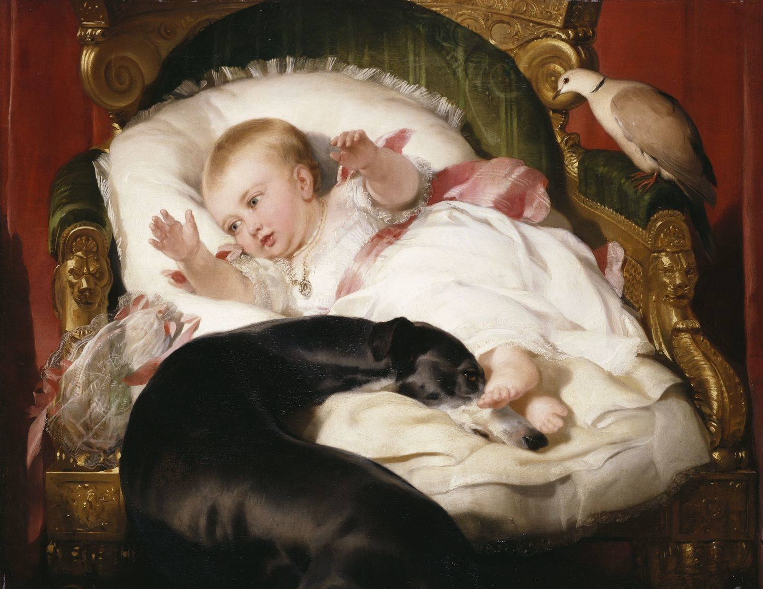 Victoria, princesse royale, avec Eos - Edwin Henry Landseer