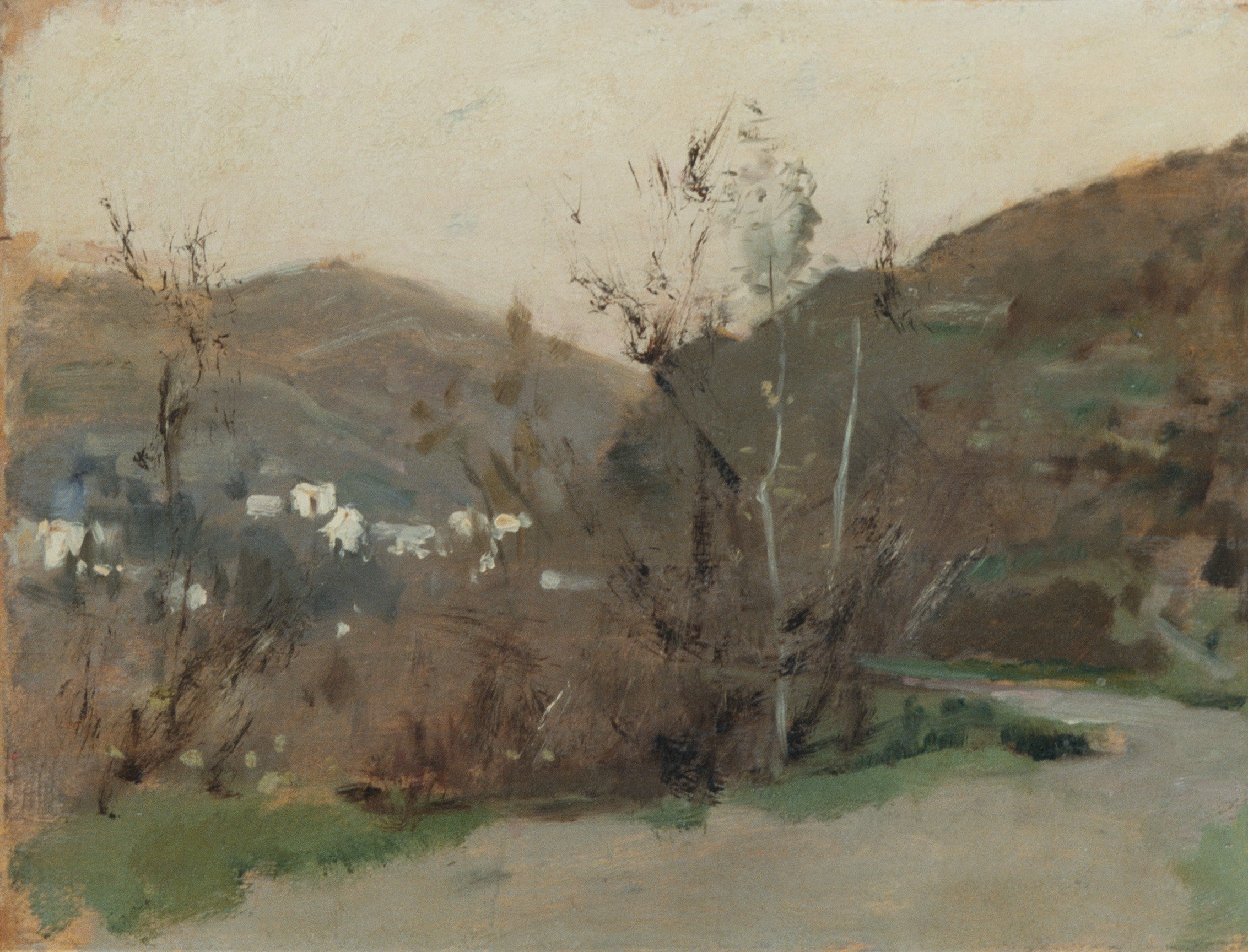 Reproduction du tableau « Paysage espagnol - John Singer Sargent » par Alpha Reproduction en peinture à l’huile
