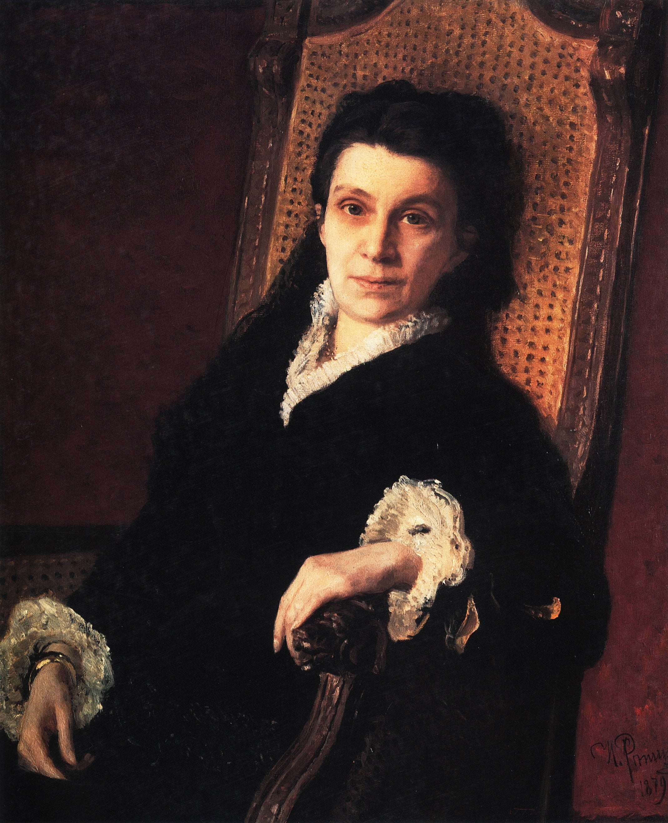 Portrait de Poliksena Stepanovna Stasova - Ilya Repin