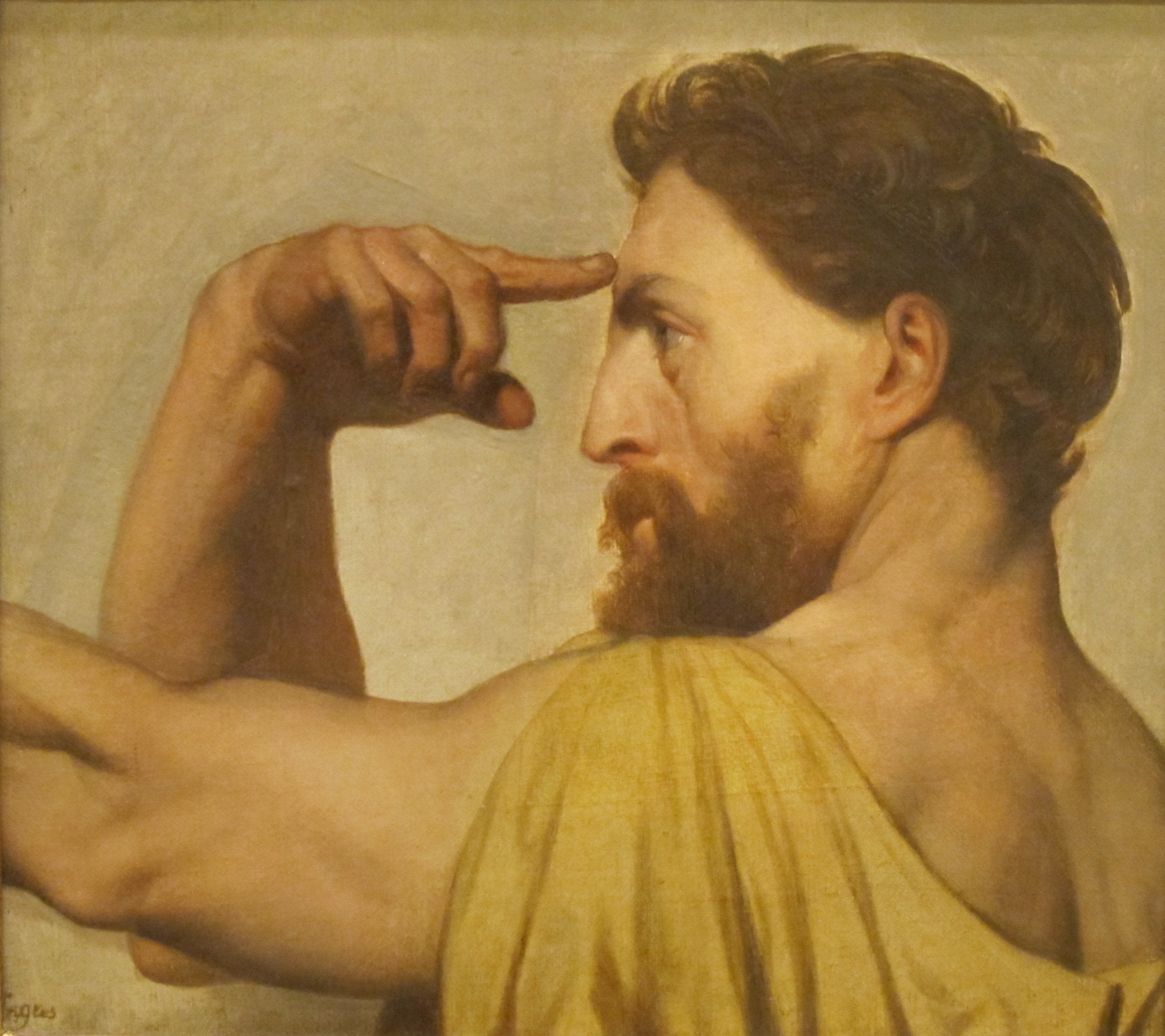 פידיאס, מחקר עבור האפוטוזה של הומרוס - ז'אן-אוגוסט-דומיניק אנגר