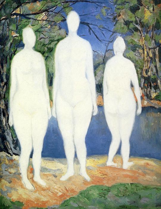 Trois baigneurs - Kazimir Malevich