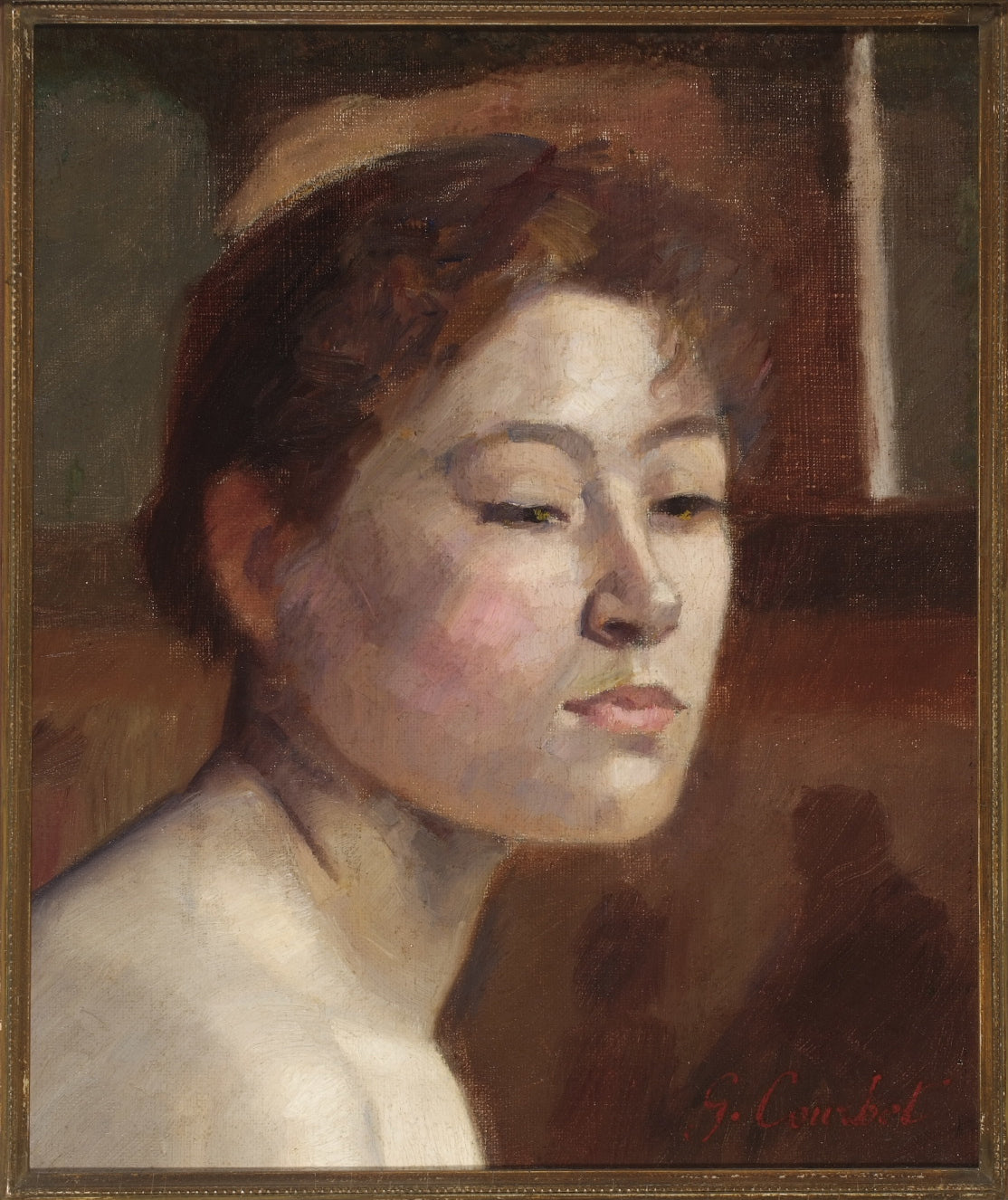 Portrait d'une femme - Gustave Courbet