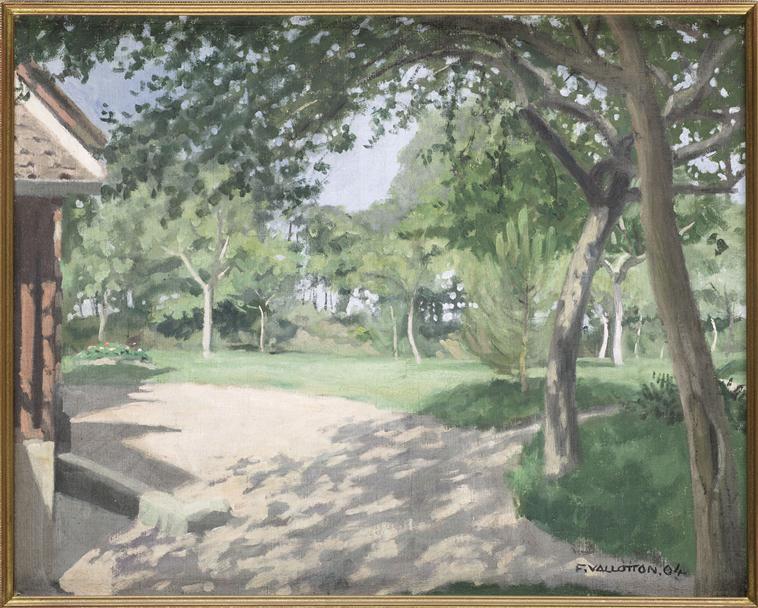 Varengeville, le jardin, le matin - Félix Vallotton