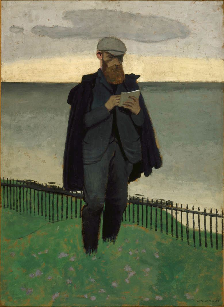 Vuillard dessinant à Honfleur - Félix Vallotton