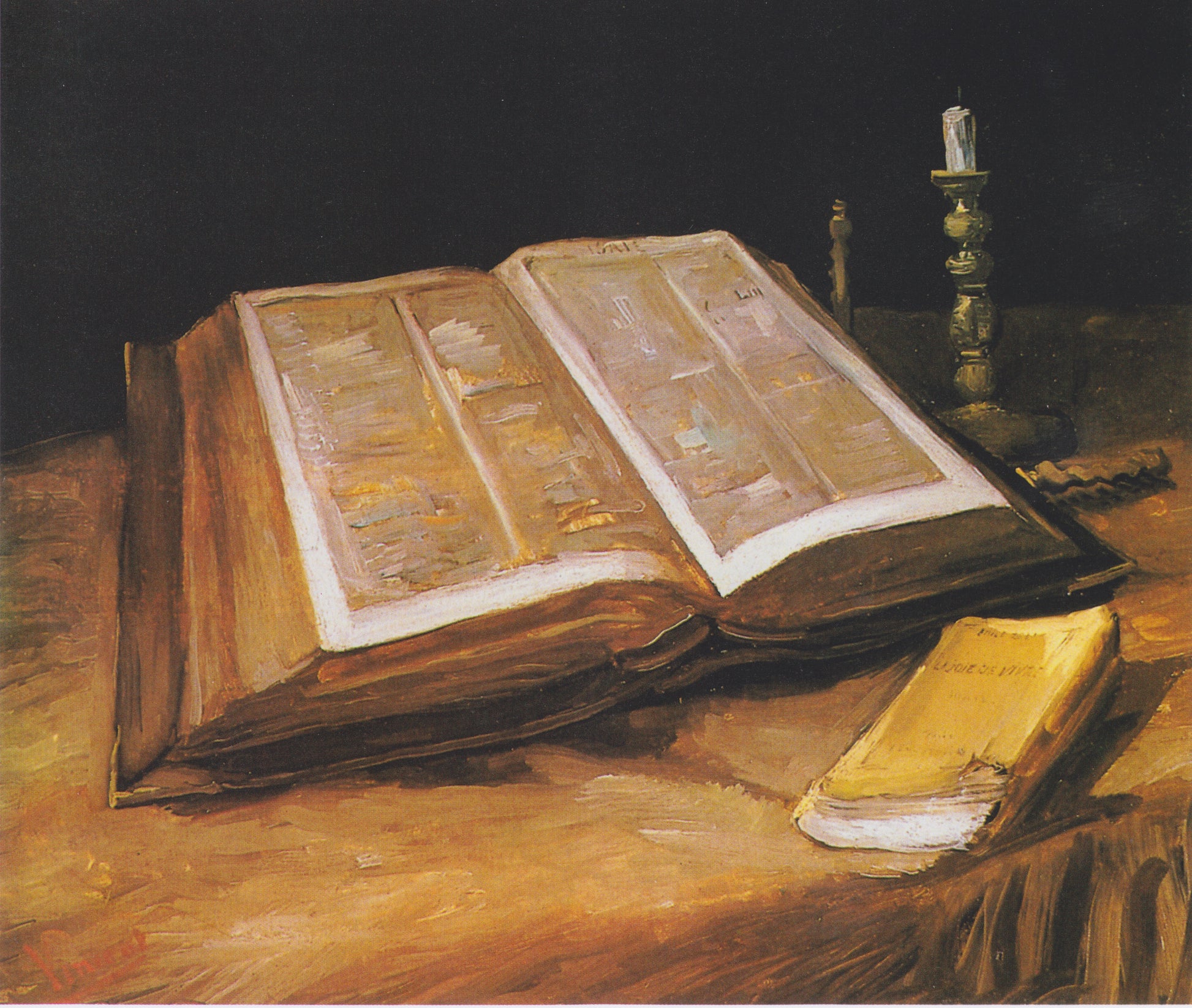 טבע דומם עם התנ"ך - Vincent van Gogh