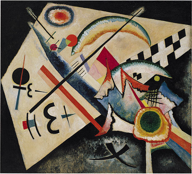 Reproduction du tableau « Croix blanche - Vassily Kandinsky » par Alpha Reproduction en peinture à l’huile