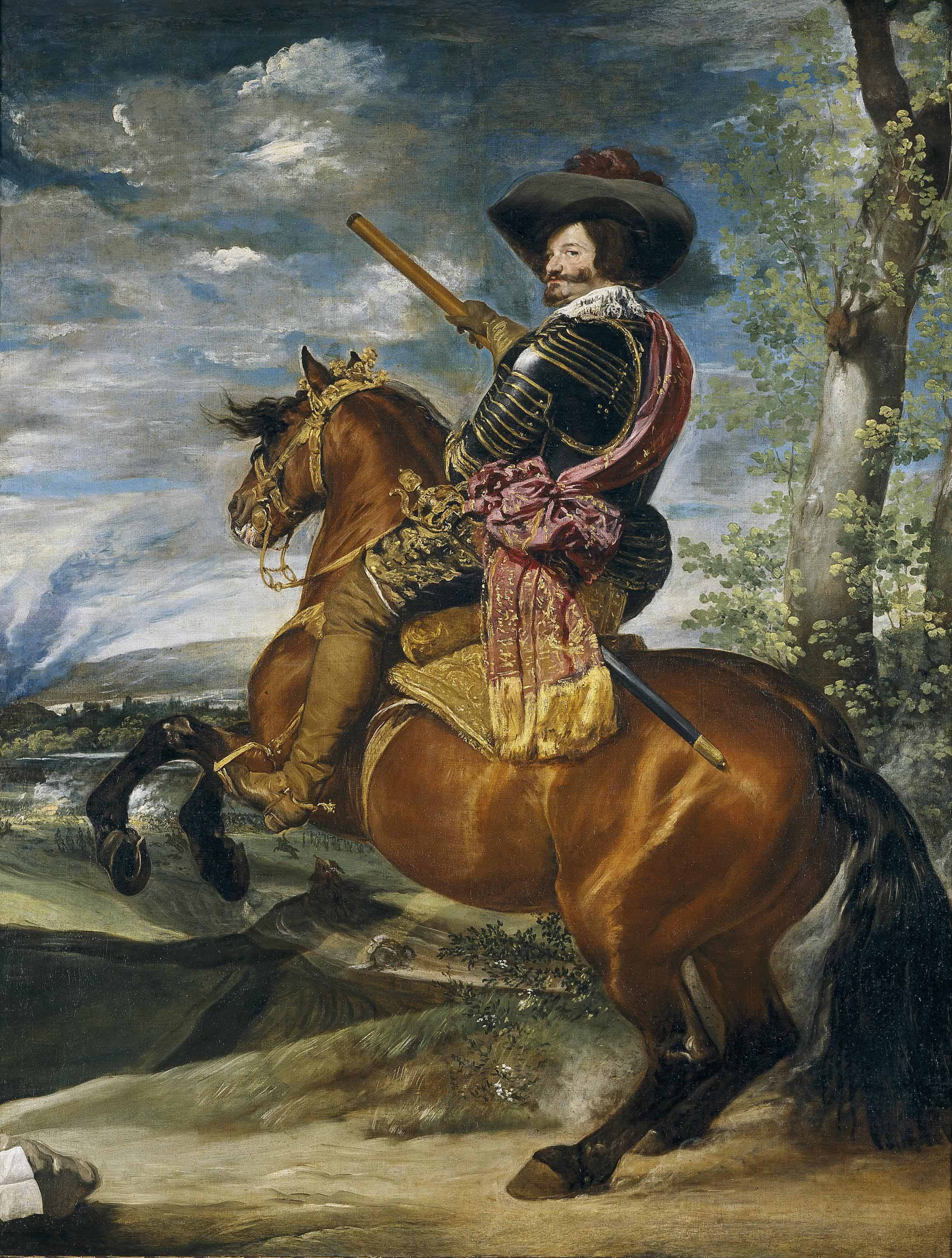 Gaspar de Guzmán, comte-duc d'Olivares, à cheval - Diego Velázquez