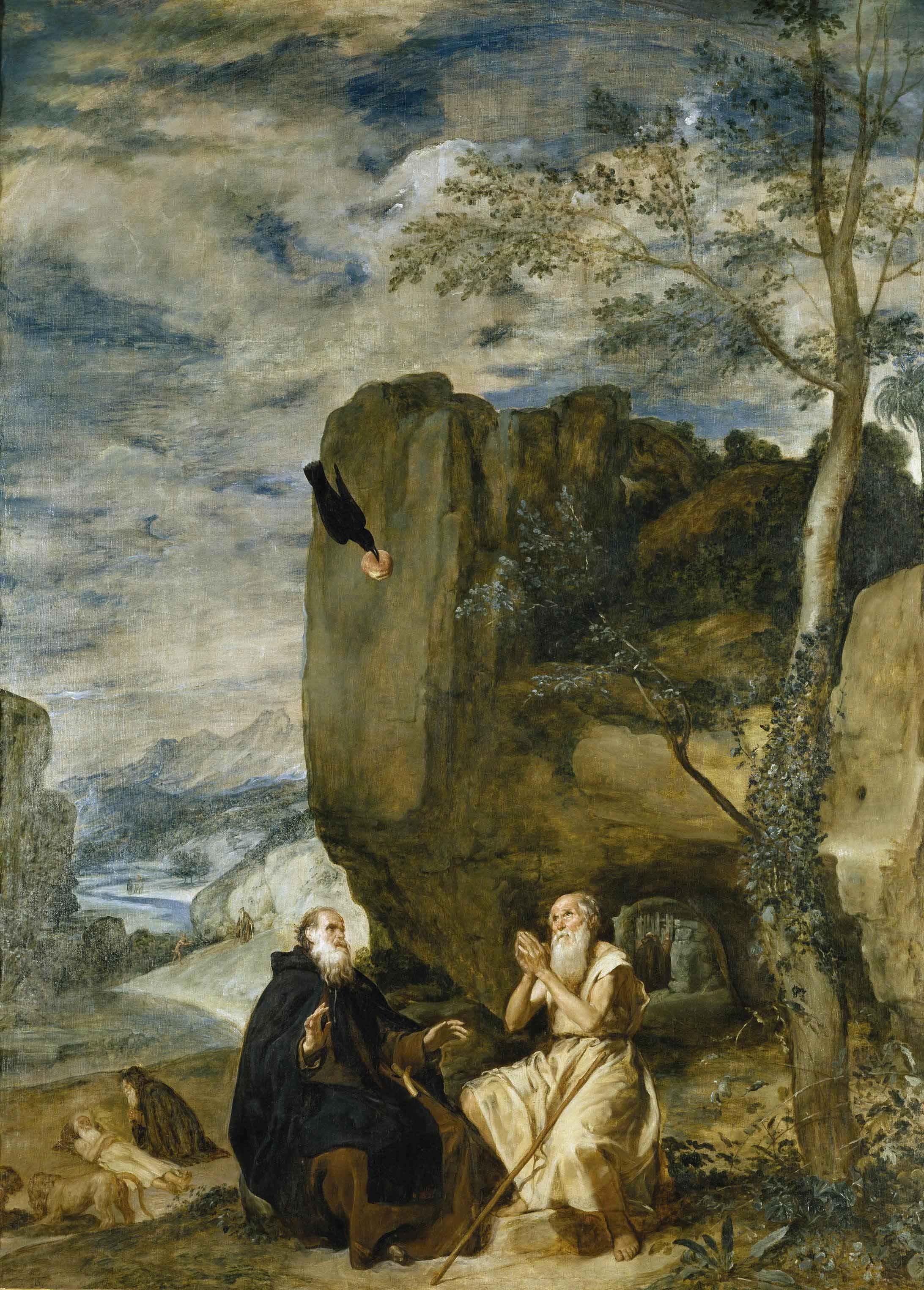Saint Antoine Abbé et saint Paul, premier ermite - Diego Velázquez